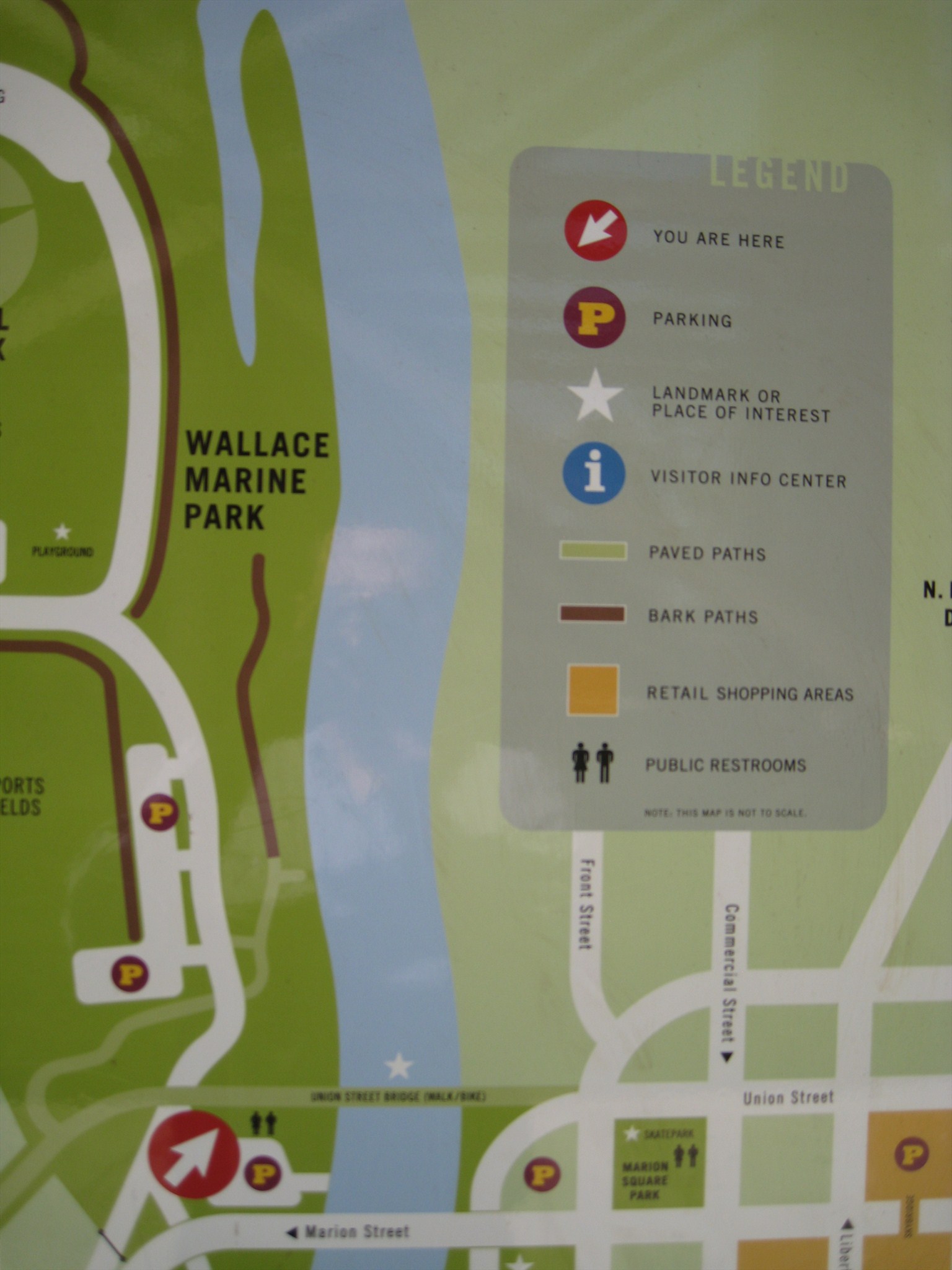 Wallace Park "You Are Here" map Salem, Oregon 'You Are Here' Maps