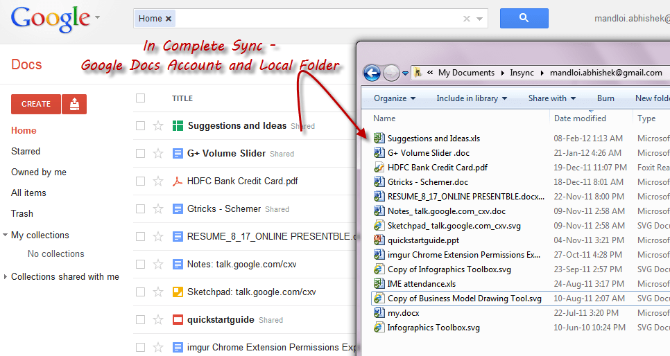 Sync and Backup Google Docs with Your Desktop Files