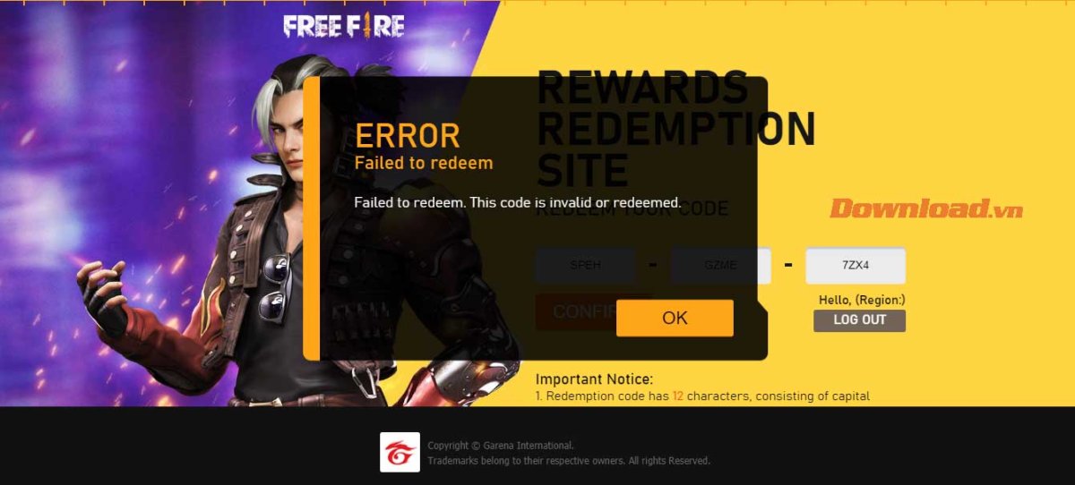 Free Fire Redeem Code Problem What Prevents You From Redeeming Codes?