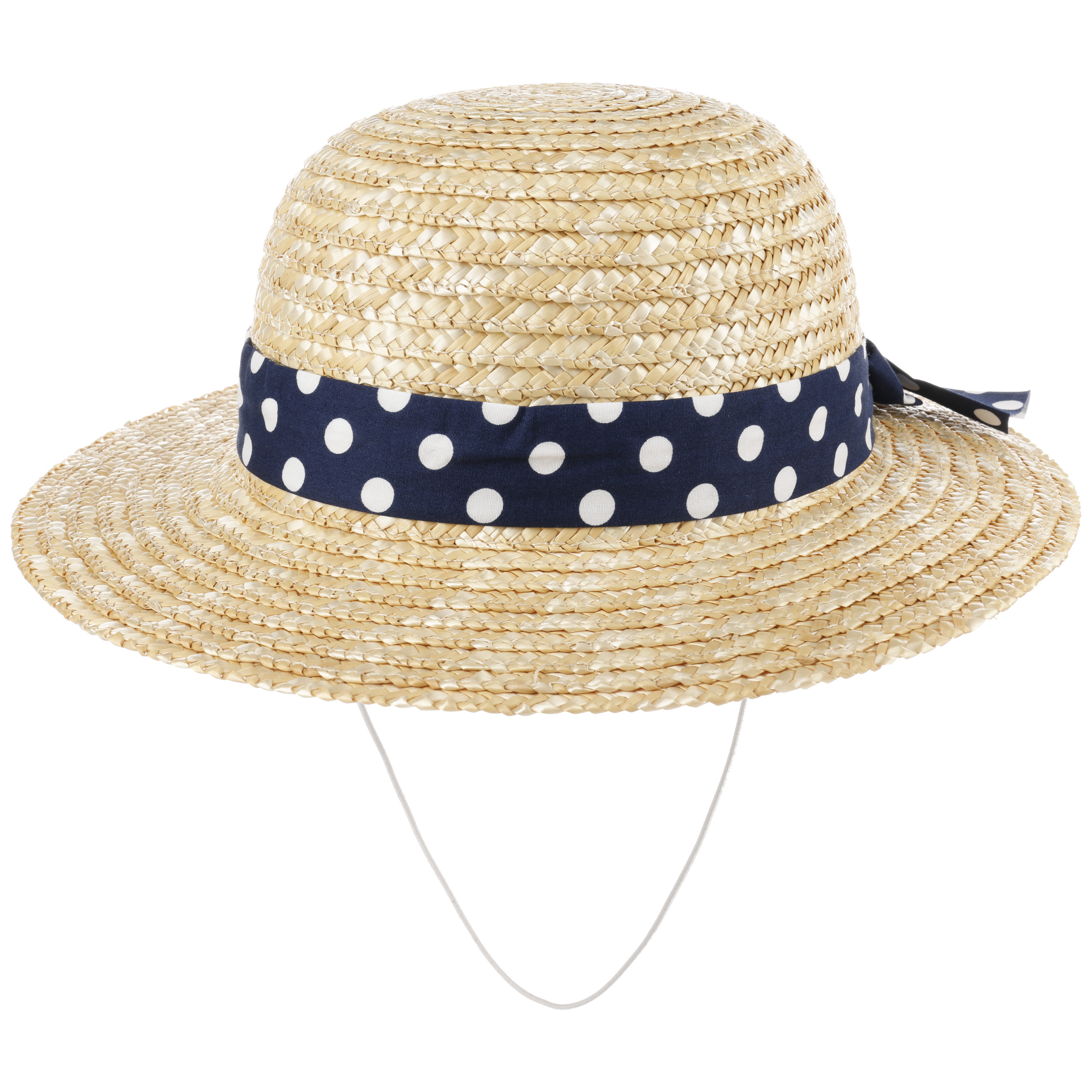 Dotted Band Girls Straw Hat by maximo 21,95
