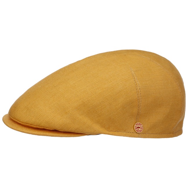 Sidney Uni Linen Flat Cap by Mayser 44,95