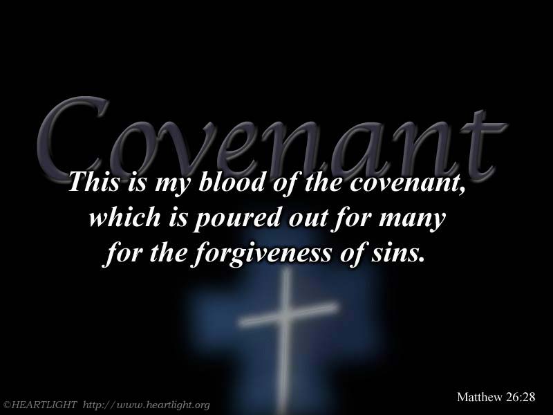 "The Blood of the Covenant" — PowerPoint Background of Matthew 2628