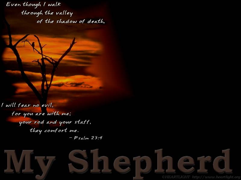 "My Shepherd" — PowerPoint Background of Psalm 234 — Heartlight®
