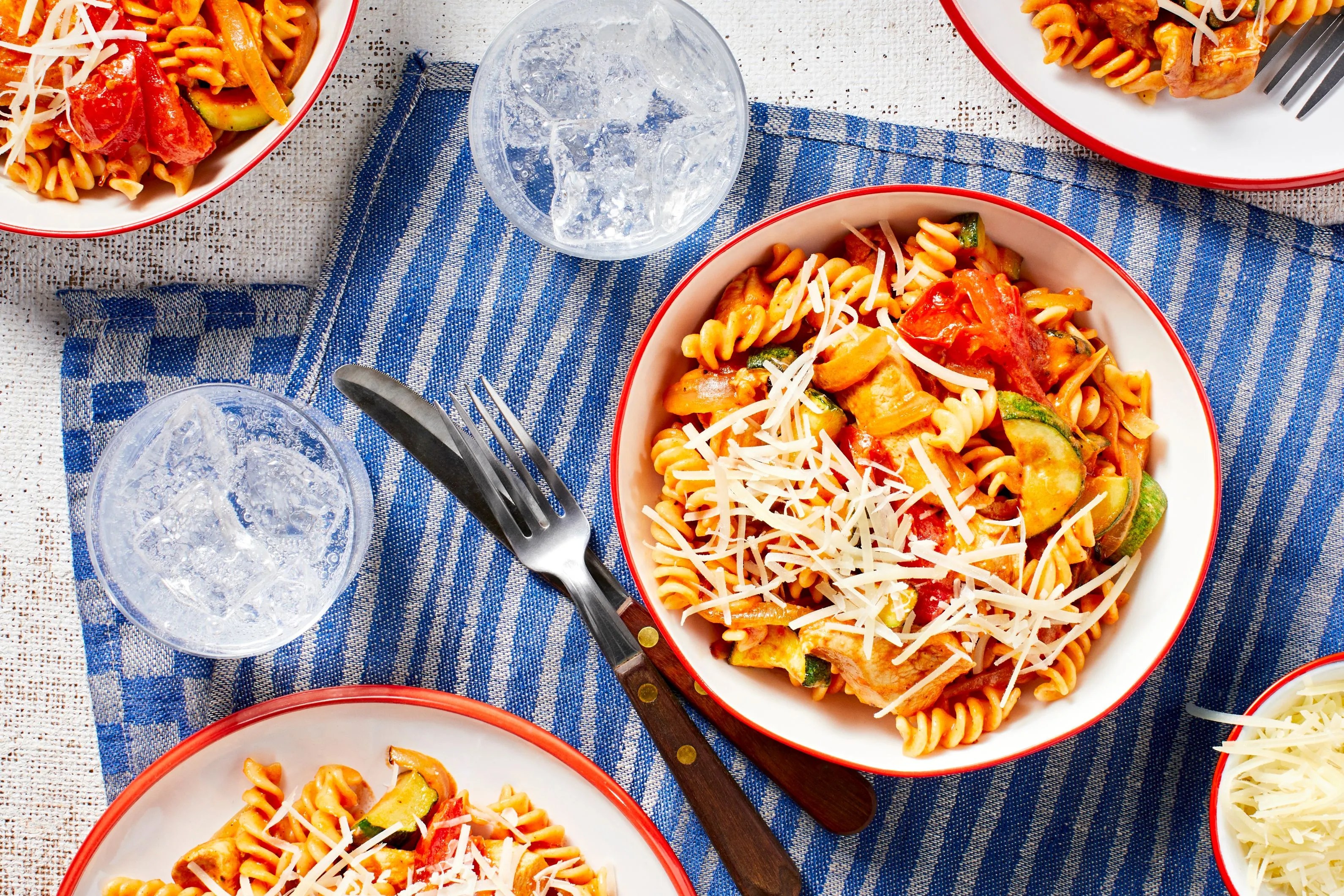 Chicken Pasta with Tomato Cream Sauce Recipe HelloFresh