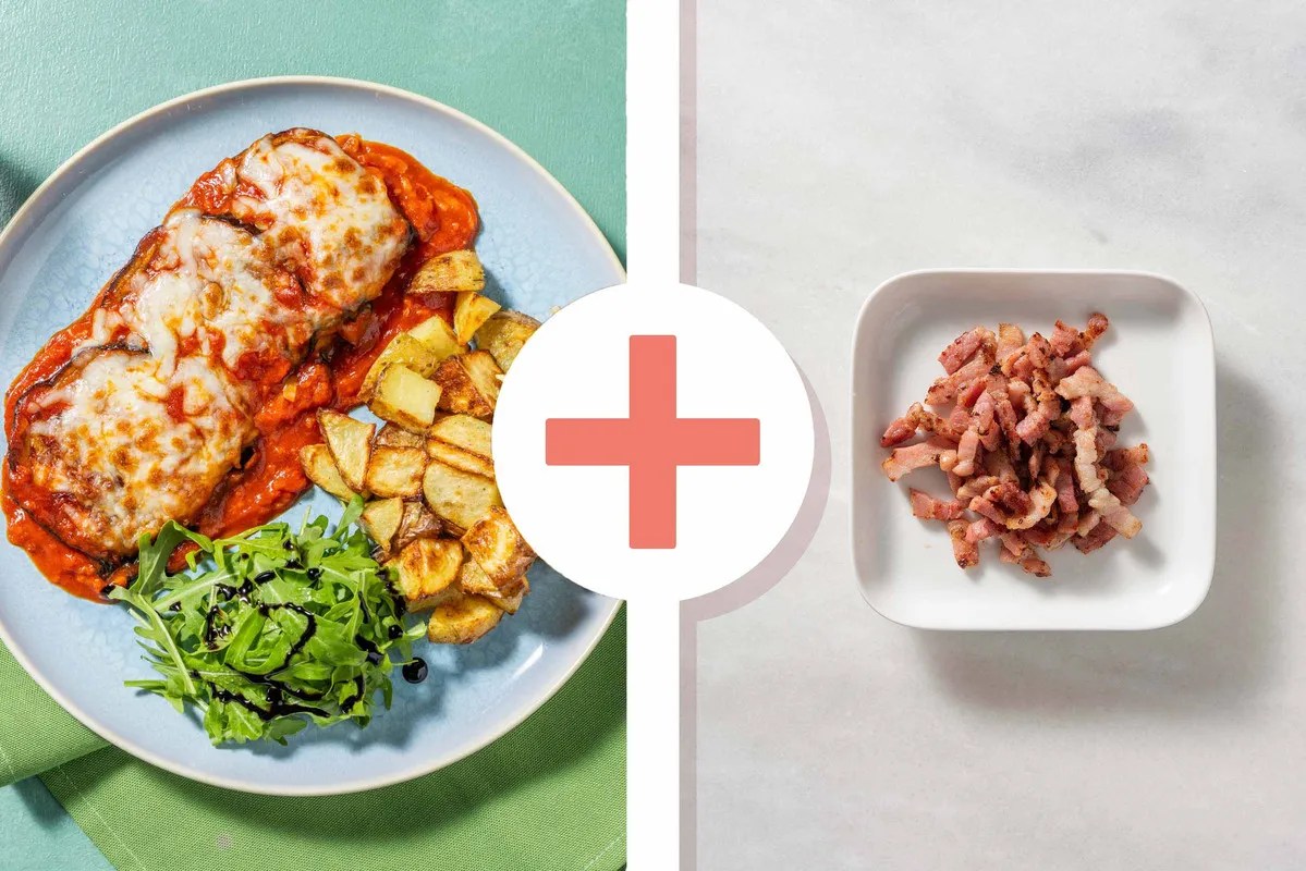 Bacon and Aubergine Parmigiana Recipe HelloFresh