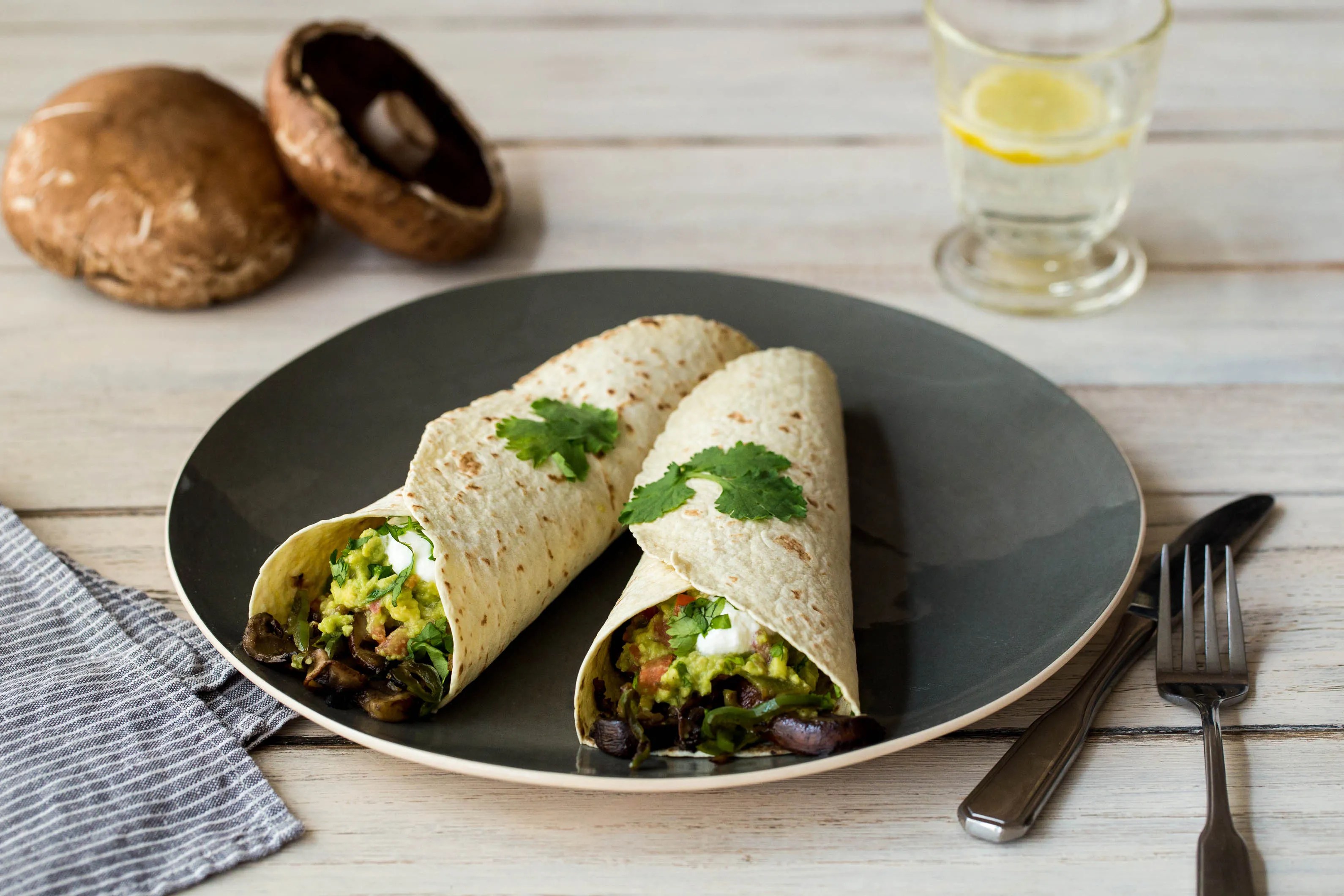 Poblano & Portobello Fajitas Recipe HelloFresh