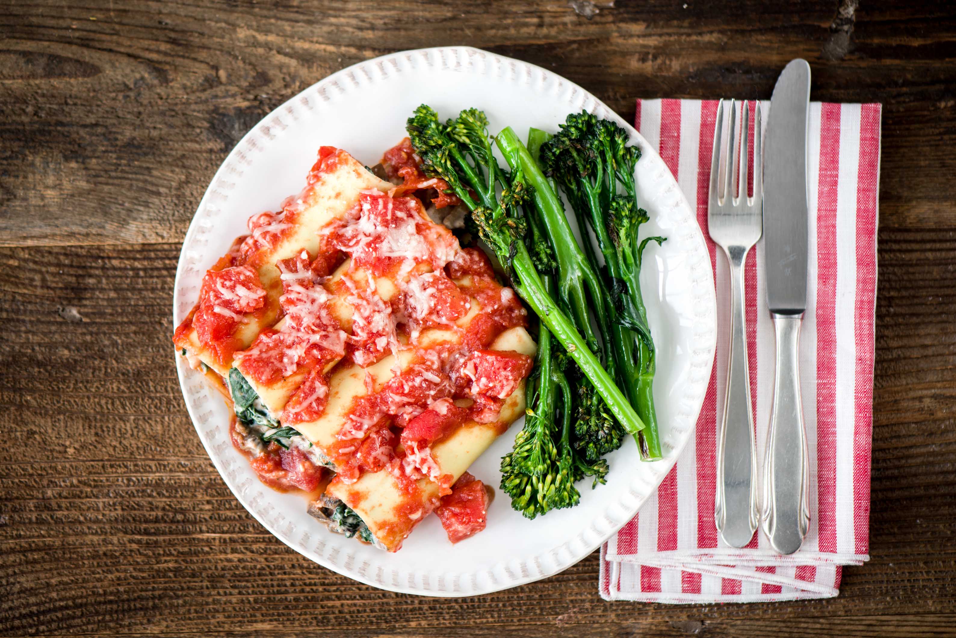 Mushroom and Spinach Cannelloni Recipe HelloFresh