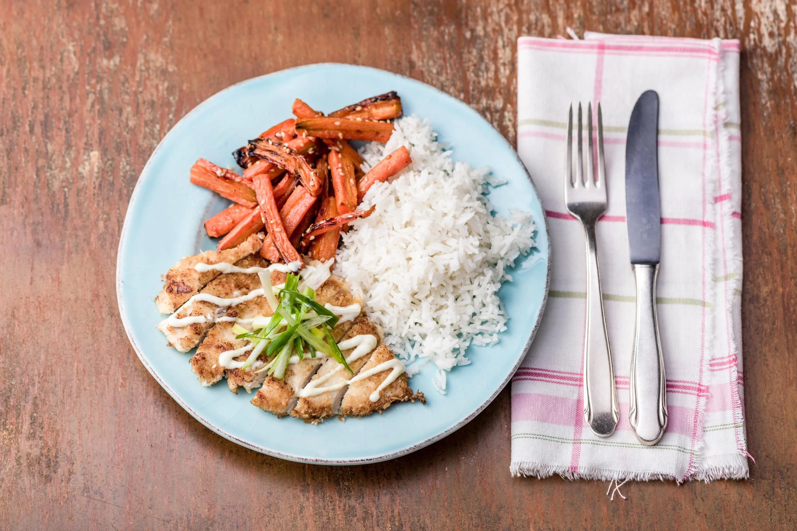 Crispy Chicken Katsu with Wasabi Mayonnaise Recipe HelloFresh