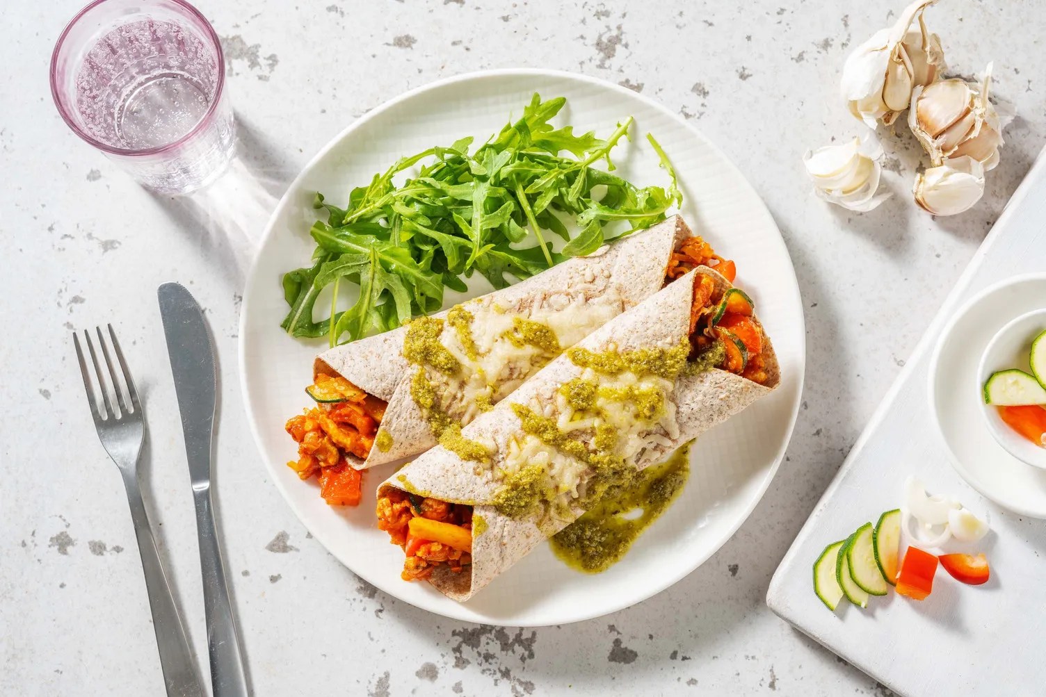 Enchilada's met Italiaans gekruid gehakt Recept HelloFresh