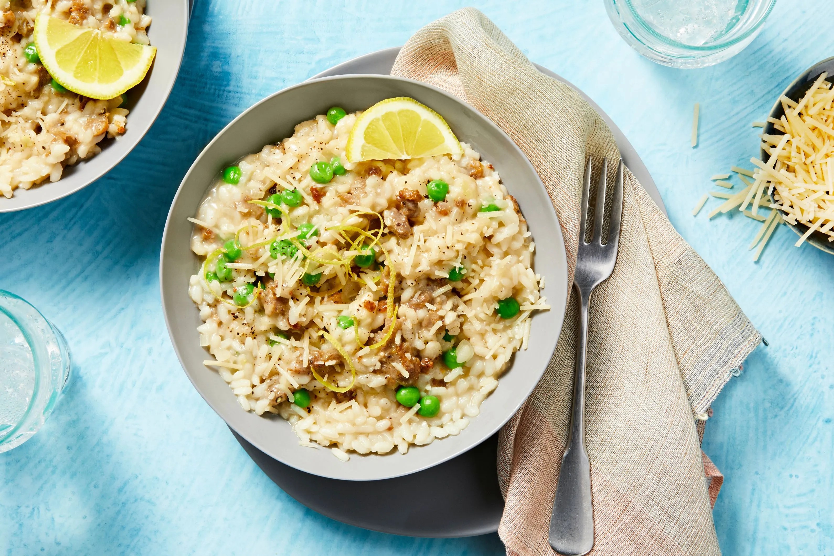 Chicken Sausage & Pea Risotto Recipe HelloFresh