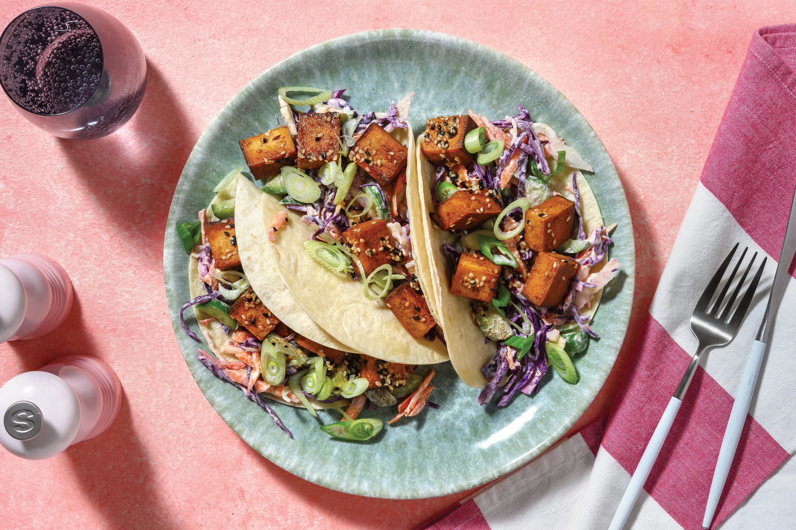 JapaneseStyle Tofu Tacos Recipe HelloFresh