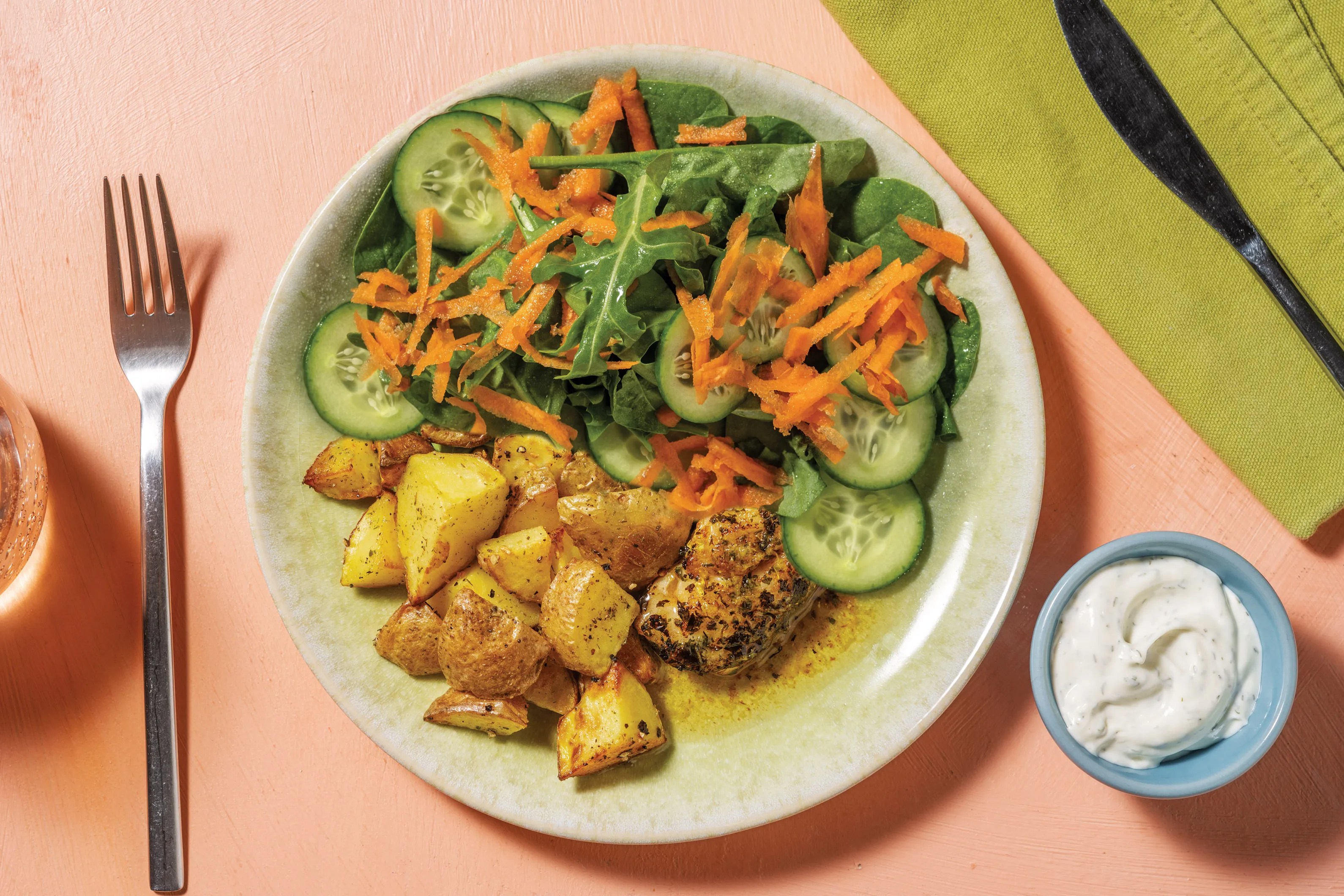 Herbed Fish & Lemon Butter Sauce Recipe HelloFresh