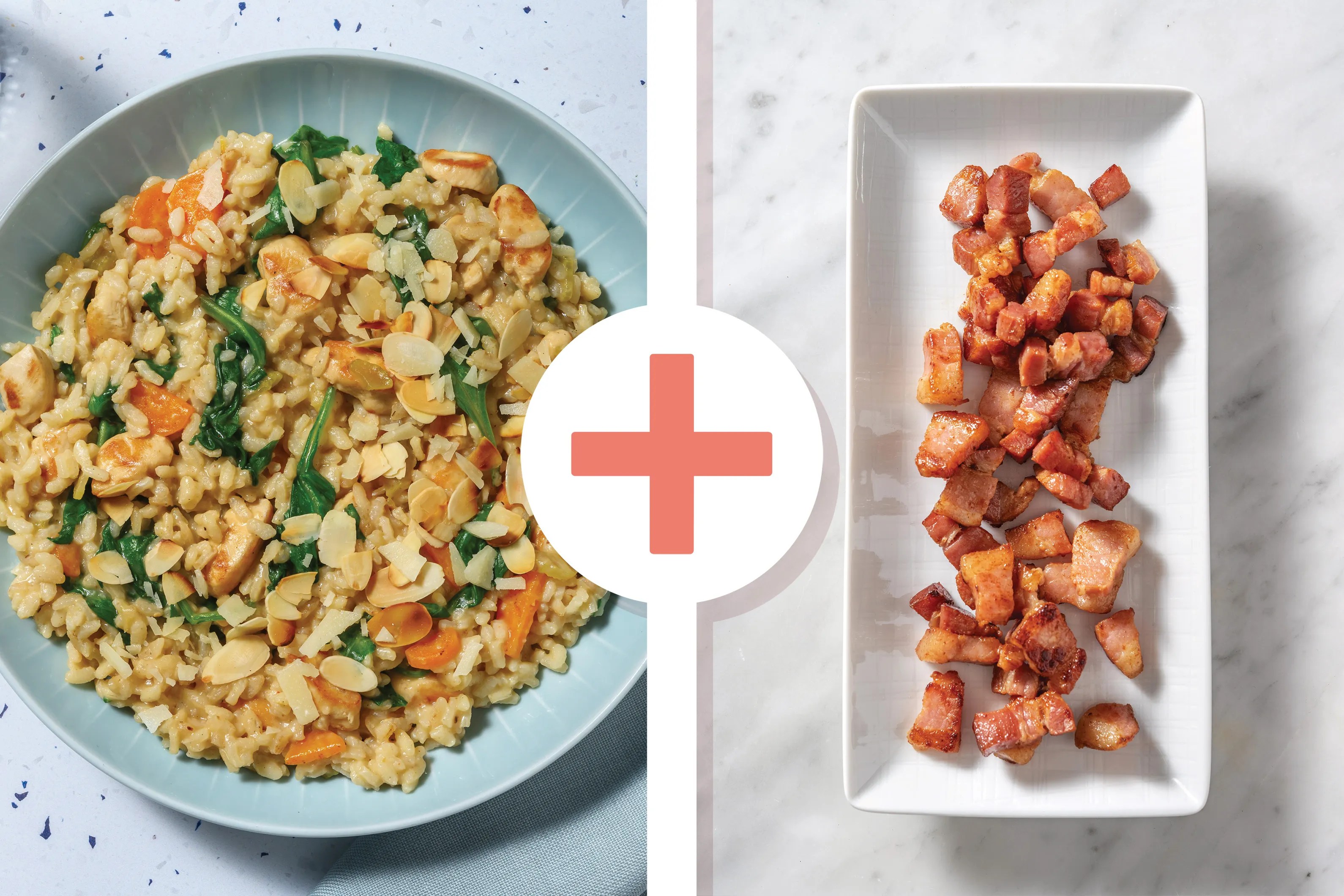 Easy Chicken, Bacon & Veggie Risotto Recipe HelloFresh