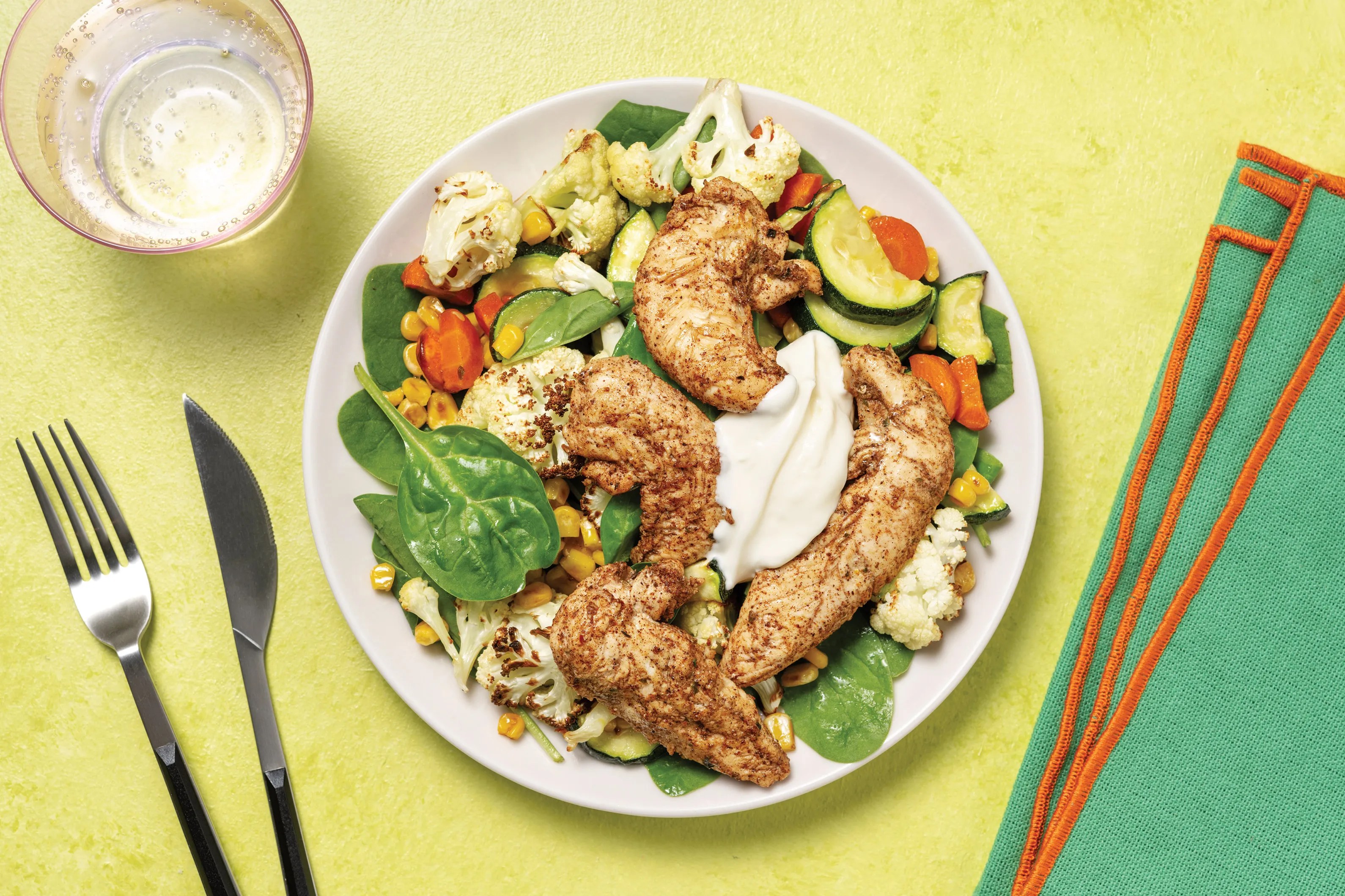 MexicanSpiced Chicken & Garlic Sauce Recipe HelloFresh