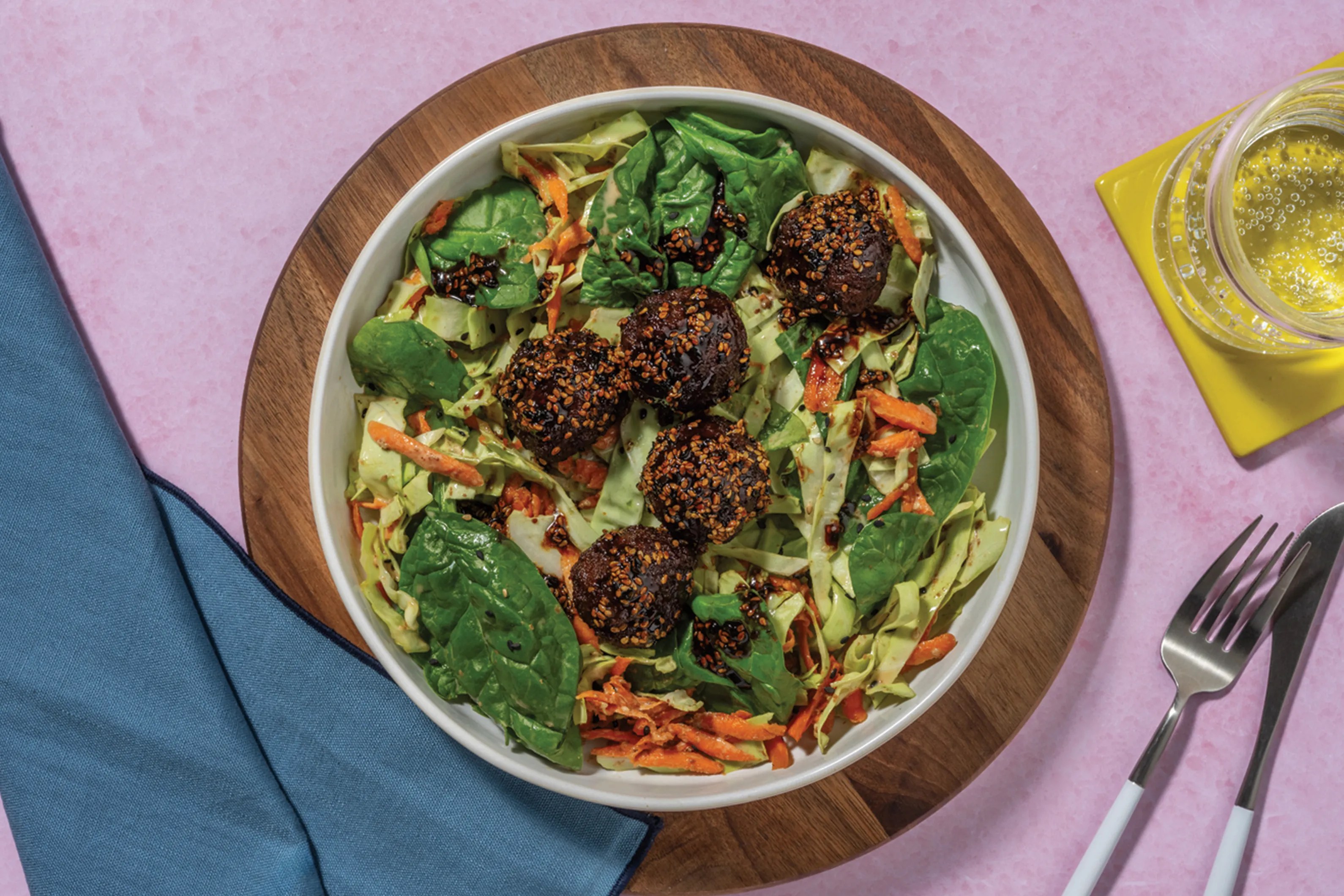 Sesame & Oyster Sauce Pork Meatballs Recipe HelloFresh