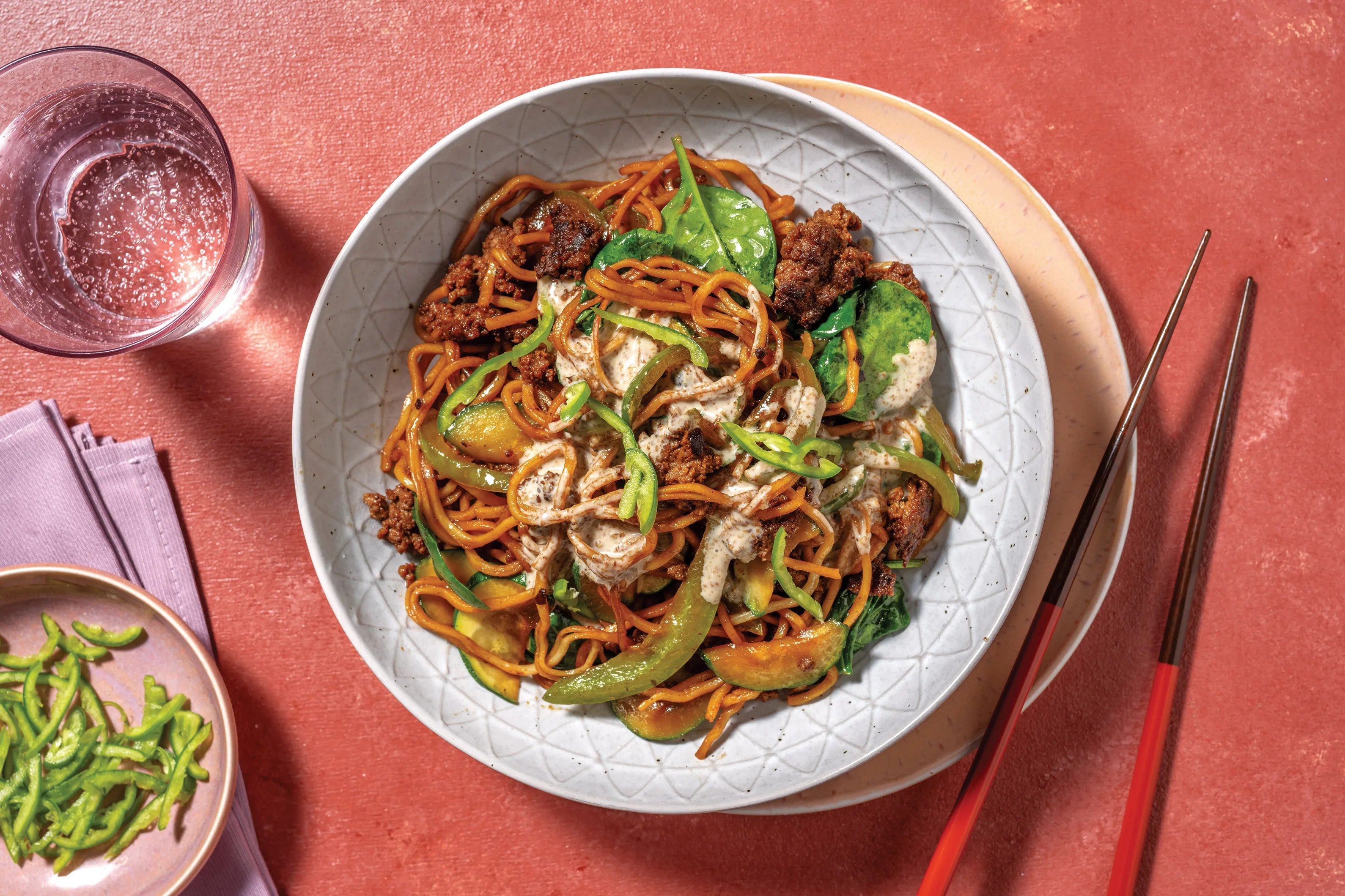Black Bean Chicken & Konjac Noodle StirFry Recipe HelloFresh