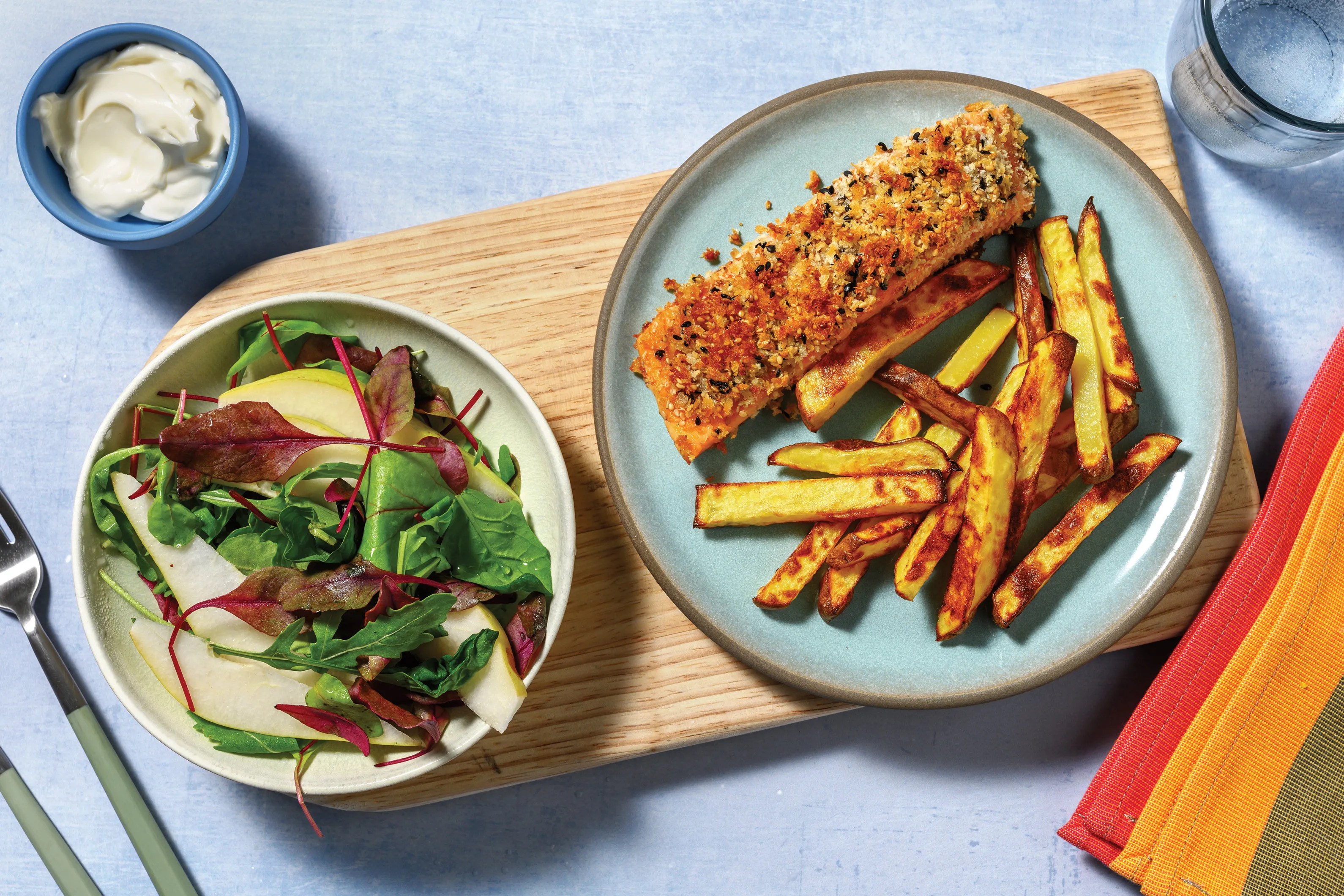 Easy Double SesameCrumbed Salmon Recipe HelloFresh