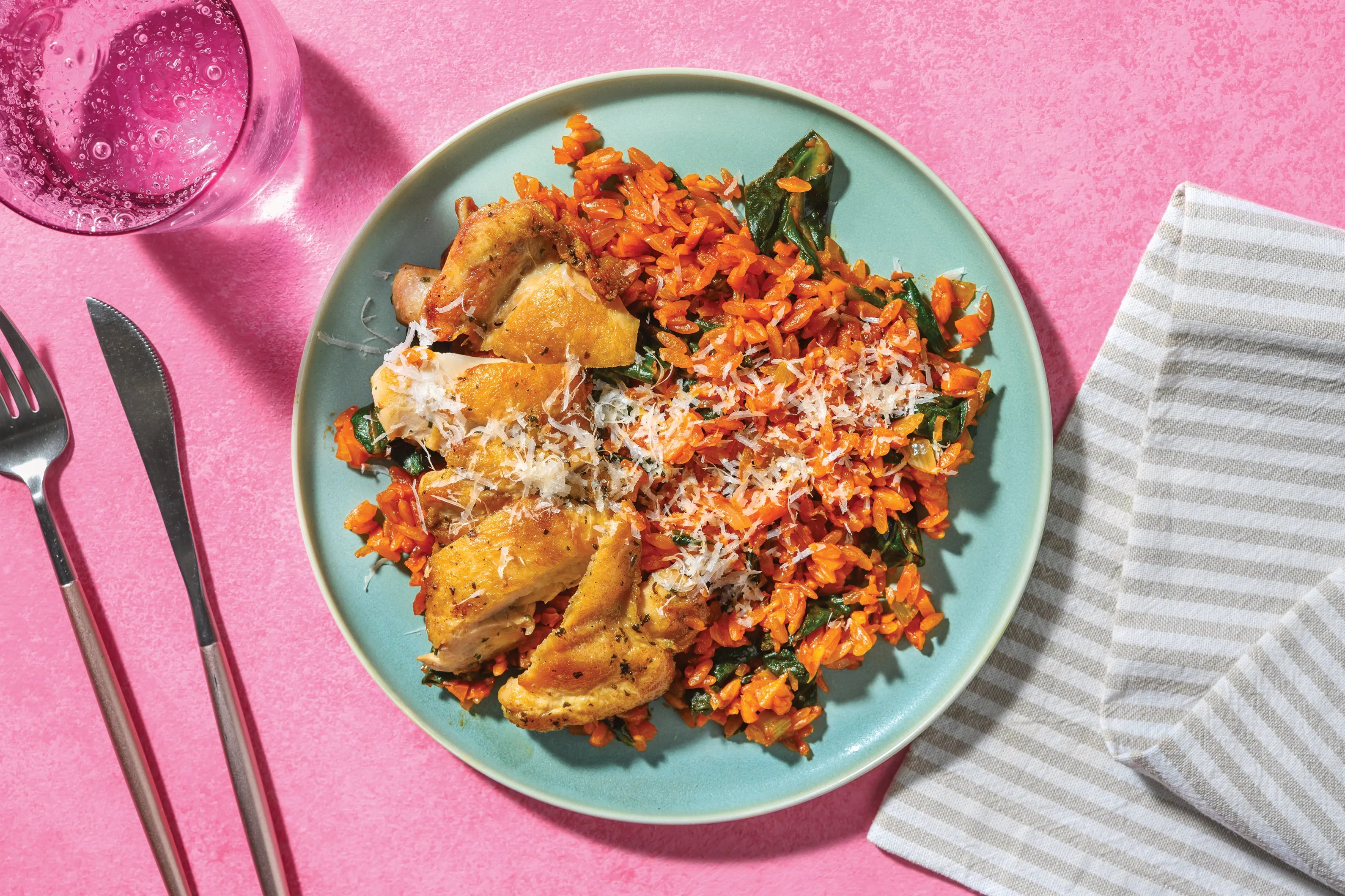 Easy ItalianStyle Chicken Risoni Bake Recipe HelloFresh