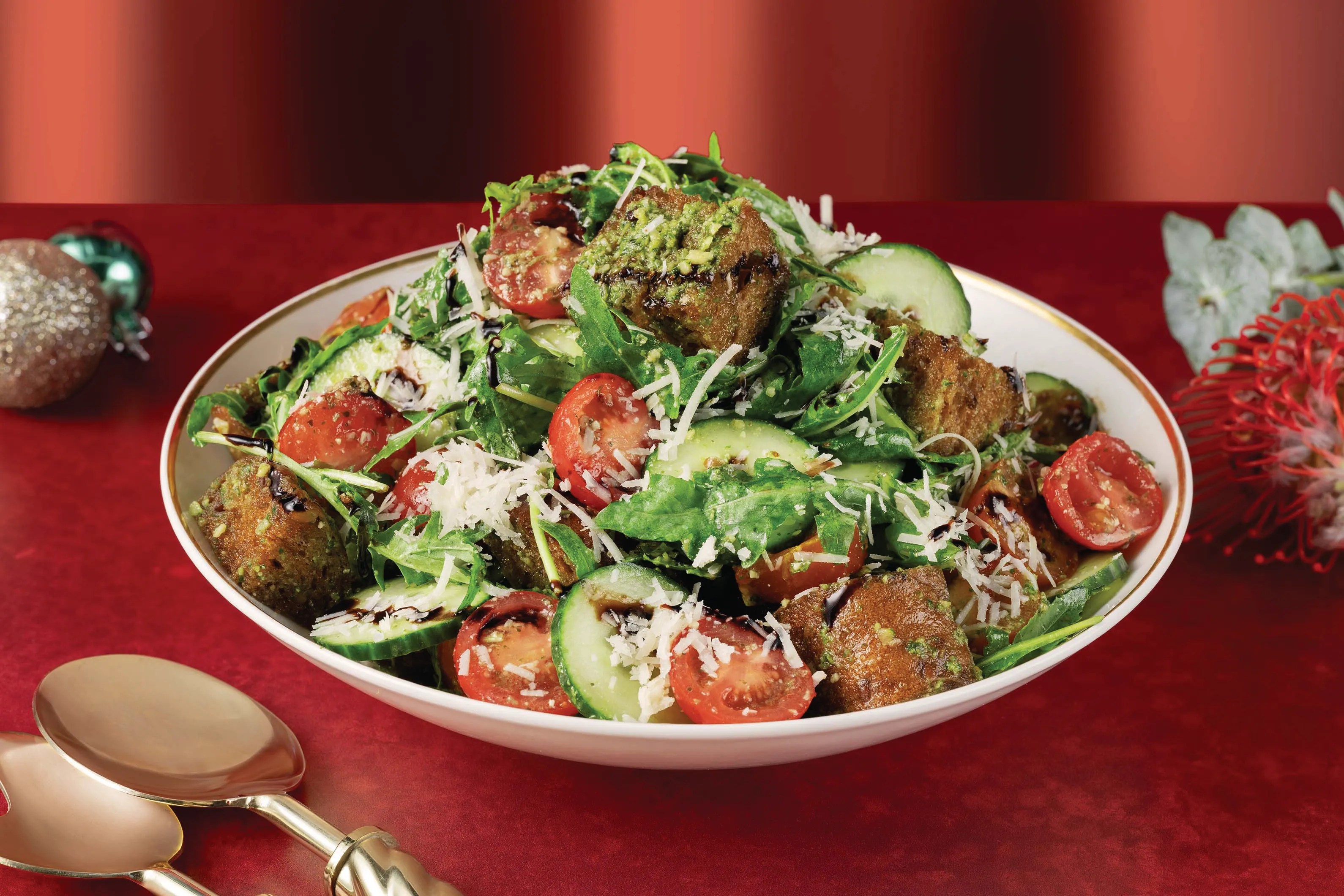 Panzanella Salad & Basil Pesto Dressing Recipe HelloFresh