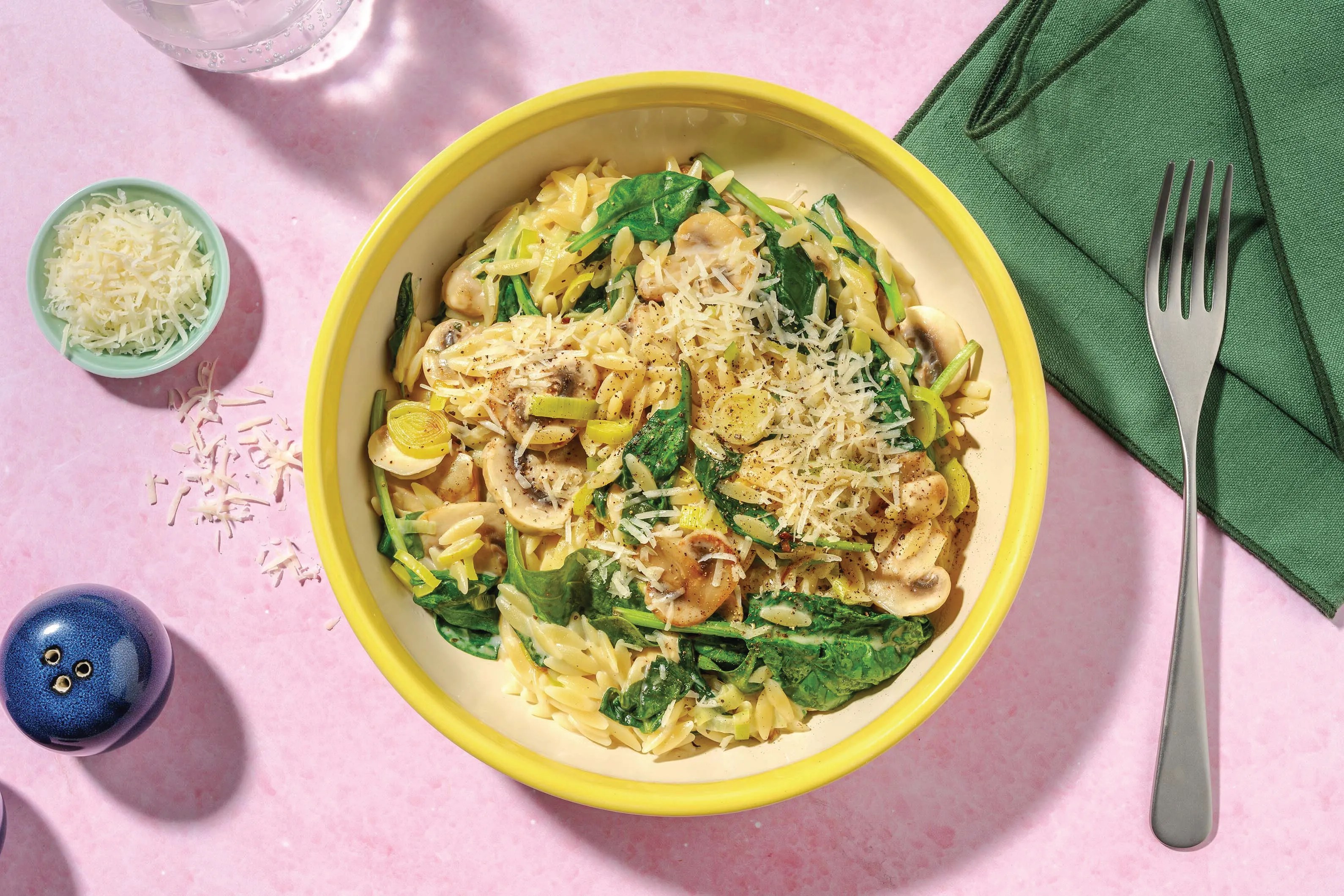 Creamy Chicken & Mushroom Risoni Recipe HelloFresh