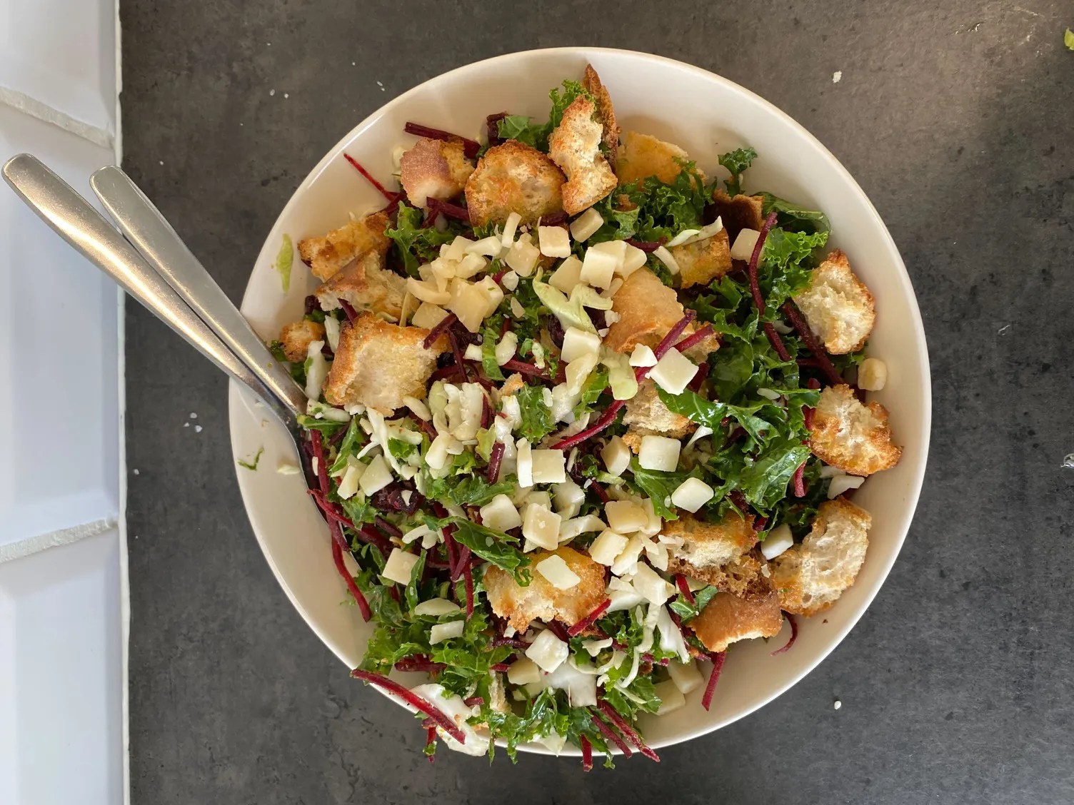 Kalecranberry salad HelloFresh