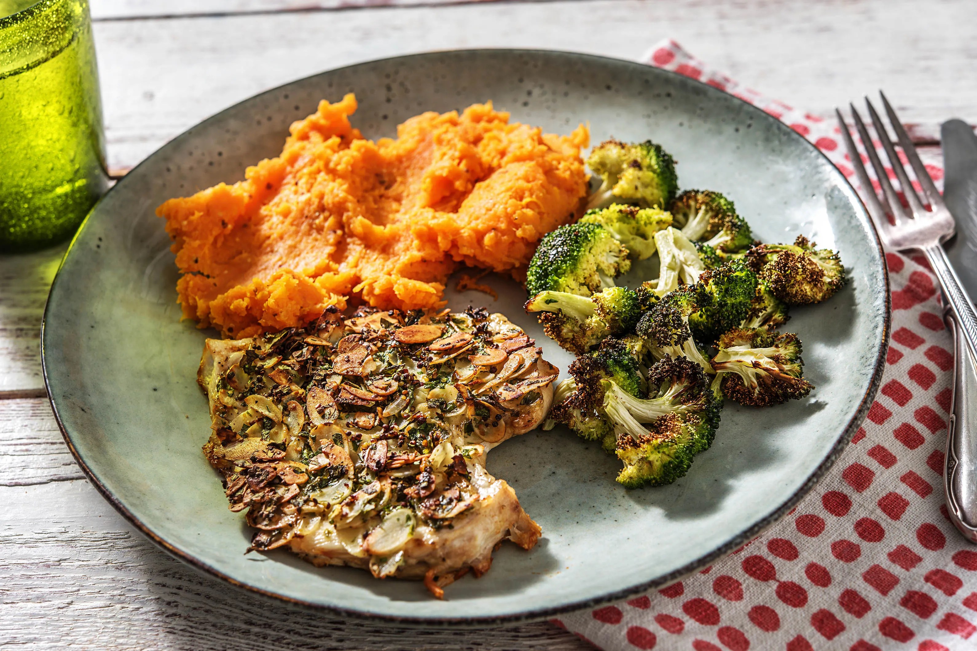 Chicken Escalopes with Mash & Broccoli Recipe HelloFresh