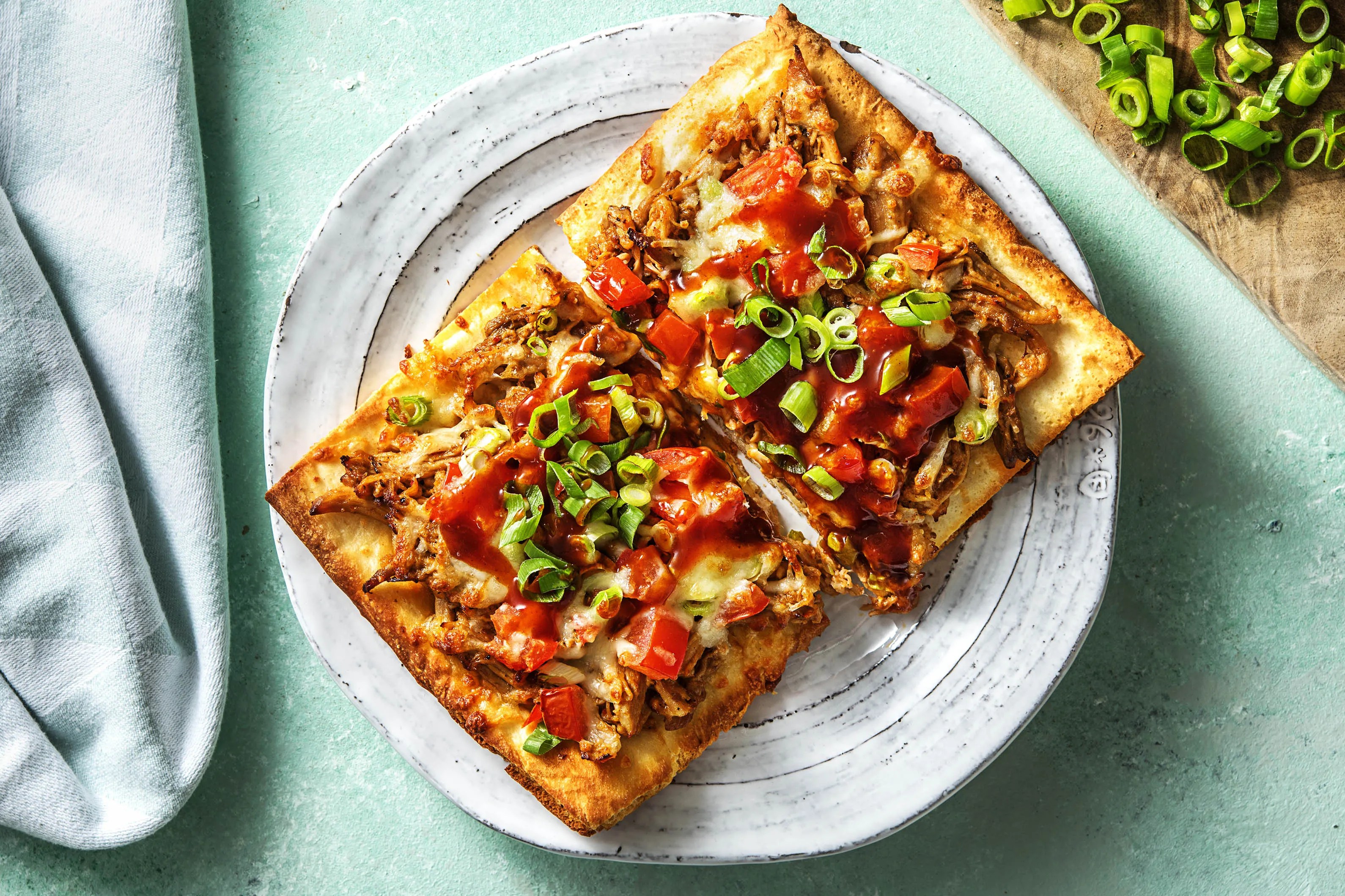 BBQ Pulled Pork Flatbreads Recipe HelloFresh