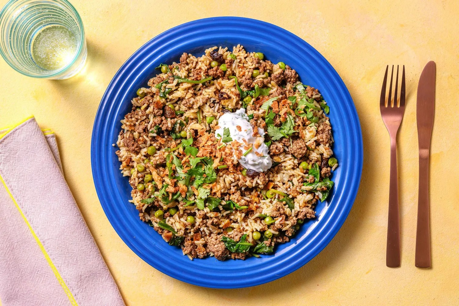 Speedy Beef 'Biryani' Recipe HelloFresh