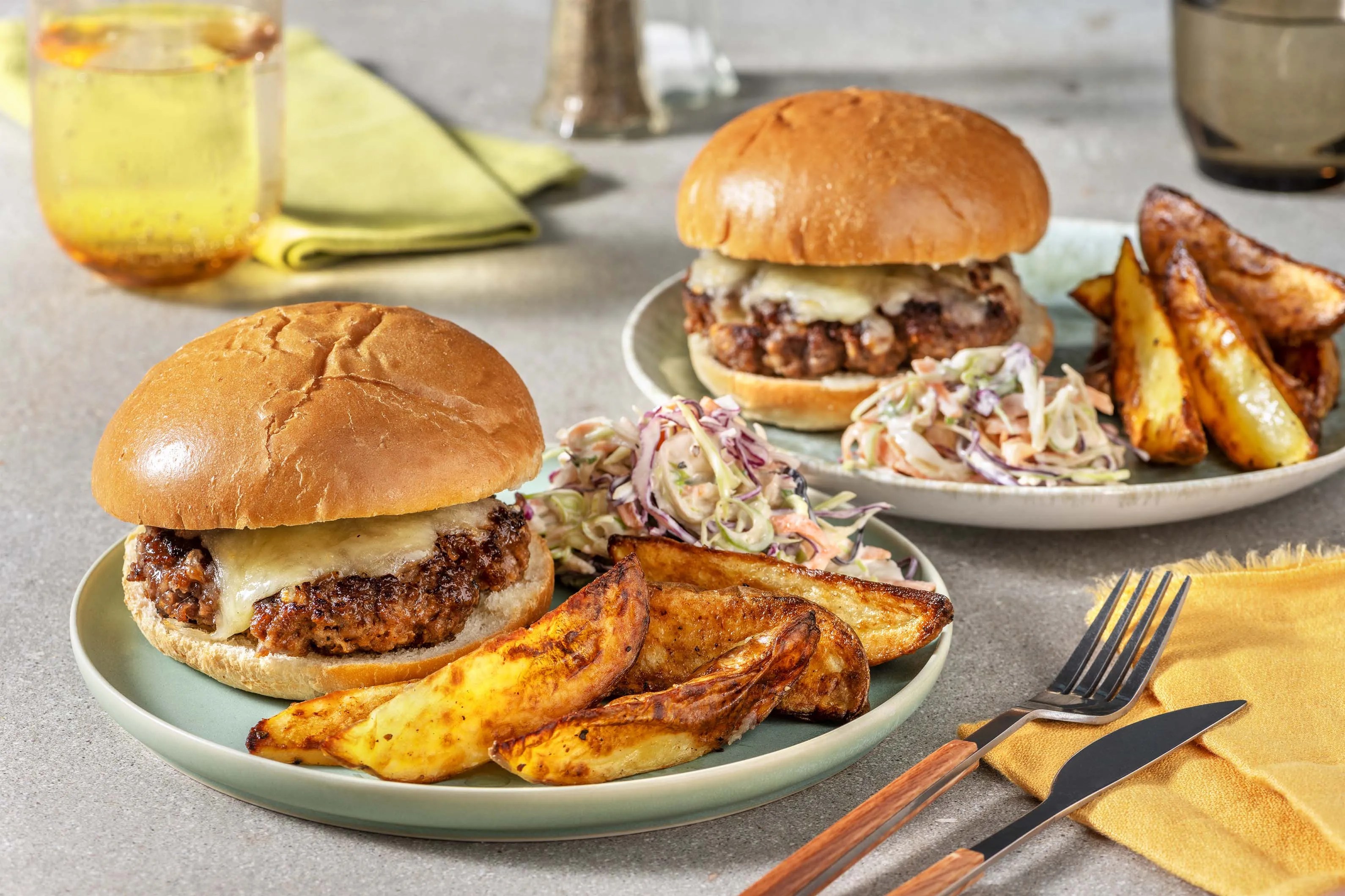 Cheddar Cheeseburger Recipe HelloFresh