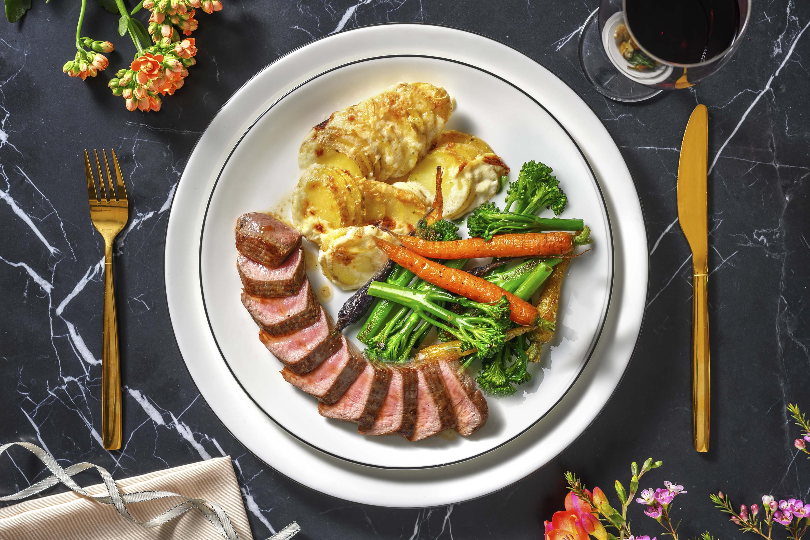 Rosemary Butter Pork & Dauphinoise Potatoes Recipe HelloFresh