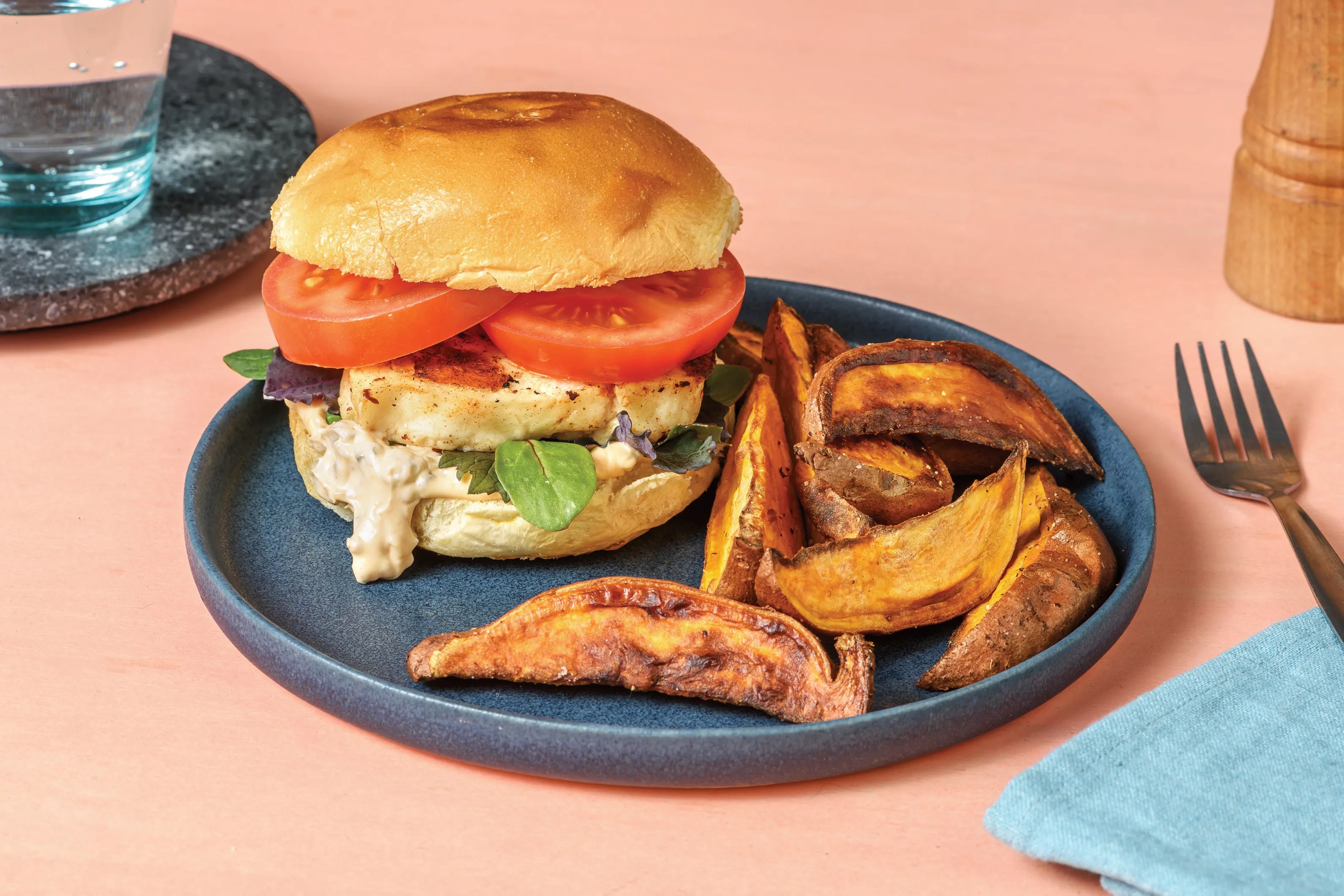Nan's Haloumi Burger Recipe HelloFresh