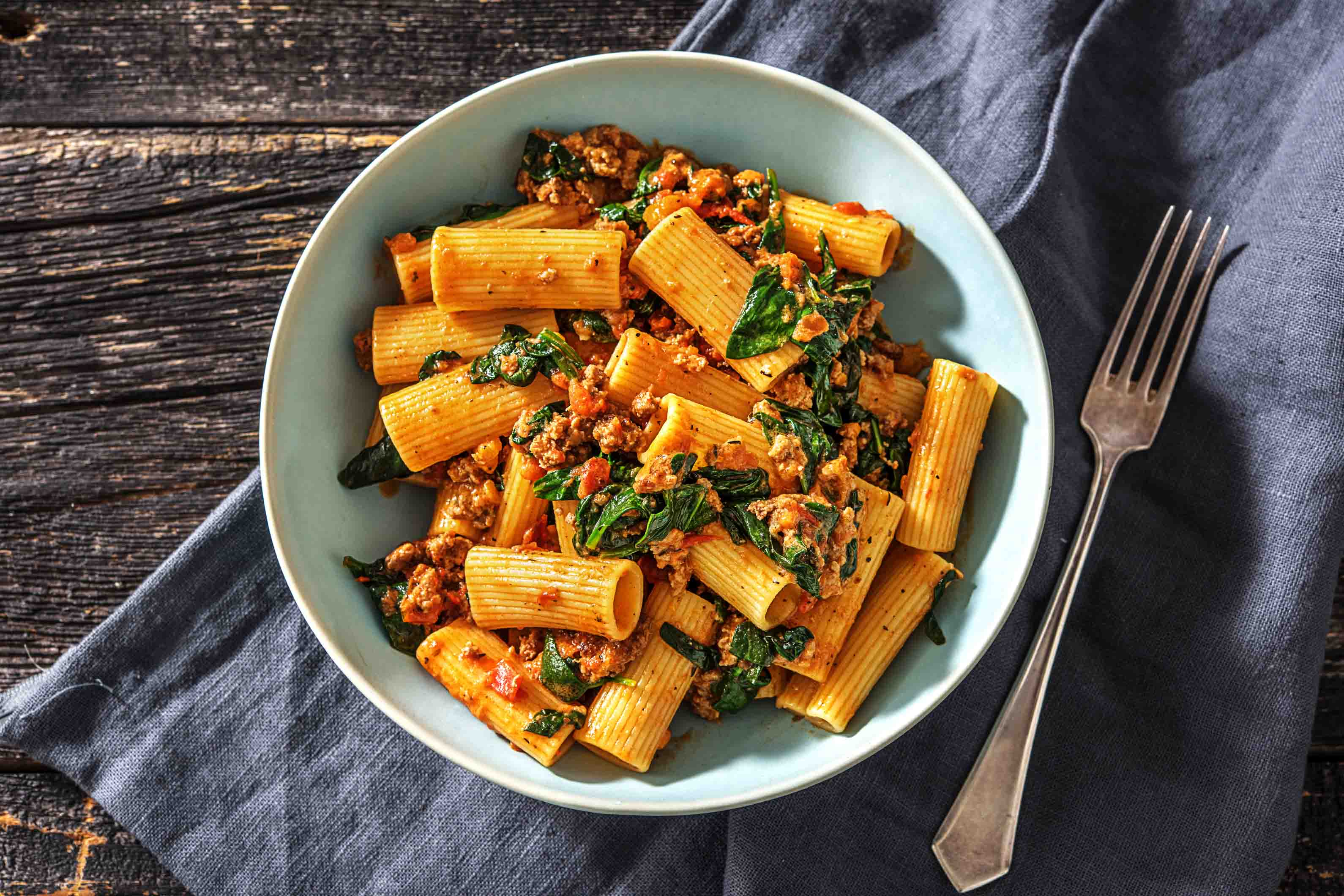 Lamb Bolognese with Spinach Recipe HelloFresh
