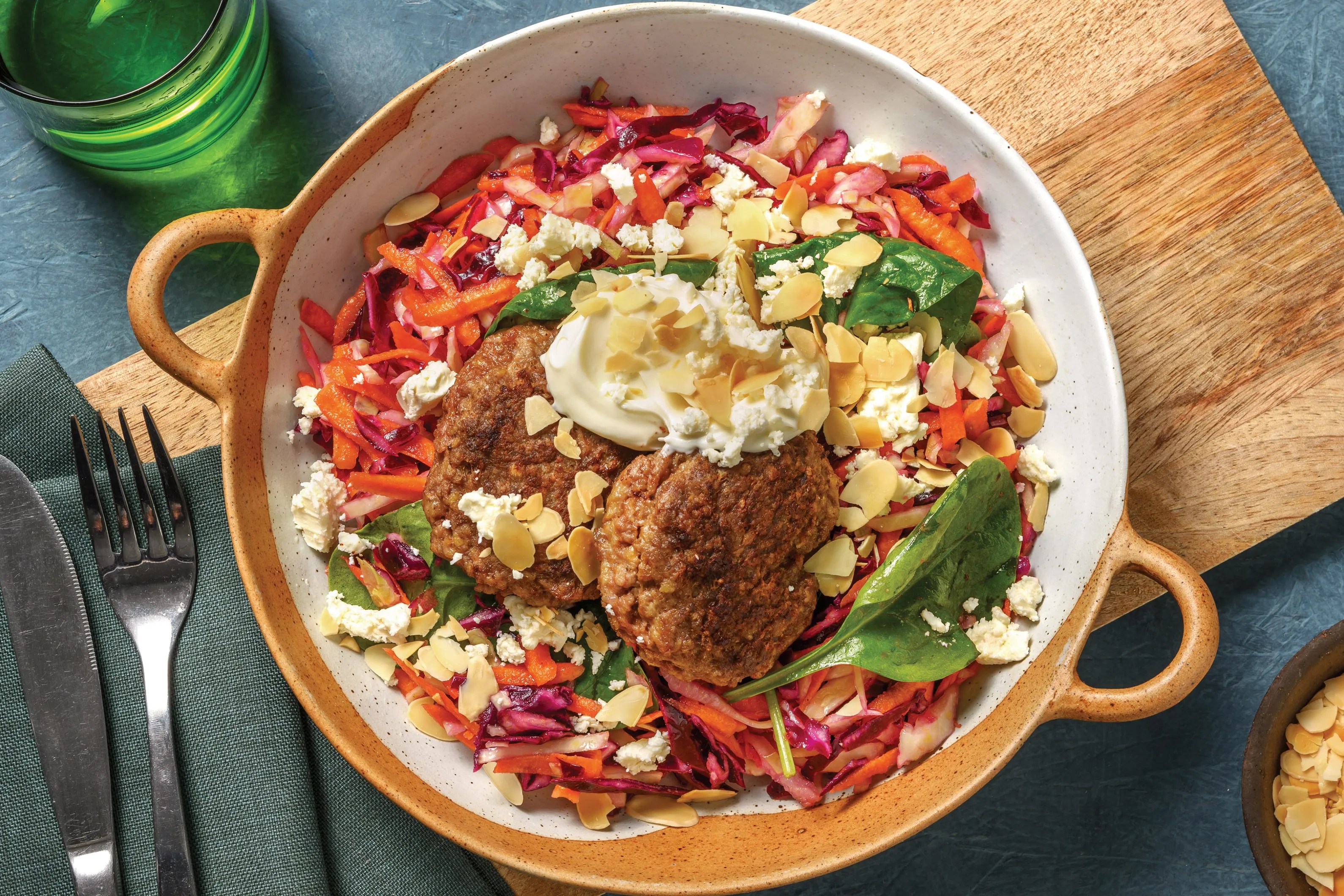 Middle Eastern Lamb Rissole Salad Recipe HelloFresh
