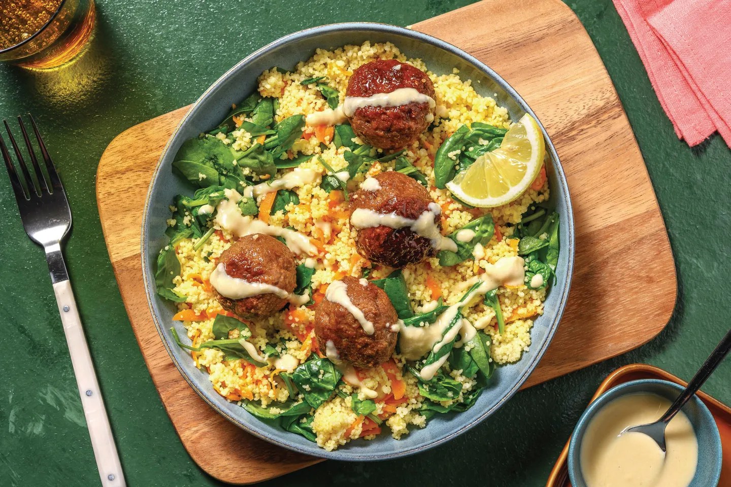Quick Beef & Fetta Meatballs Recipe HelloFresh