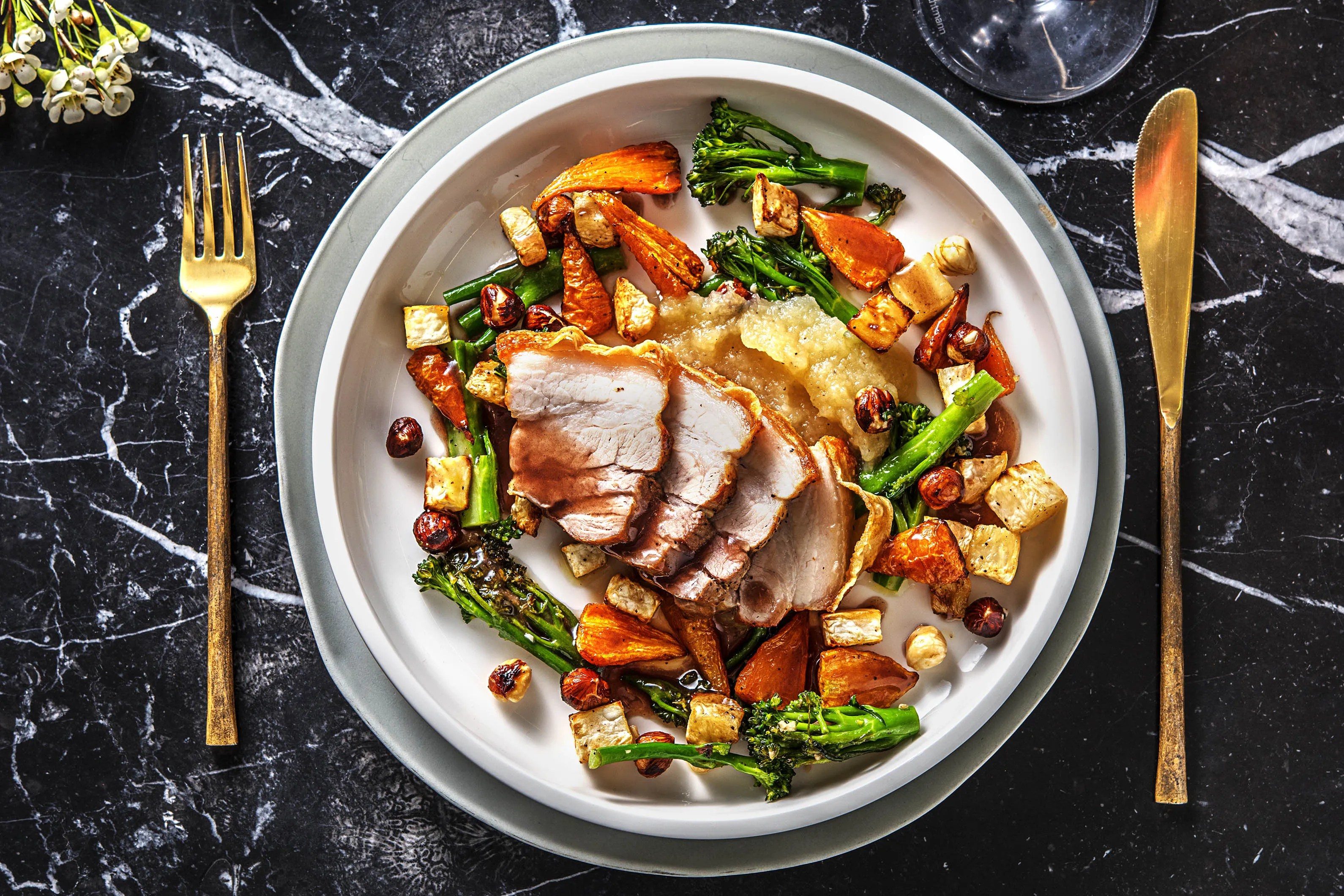 Pork Belly with Roasted Carrots Recipe HelloFresh