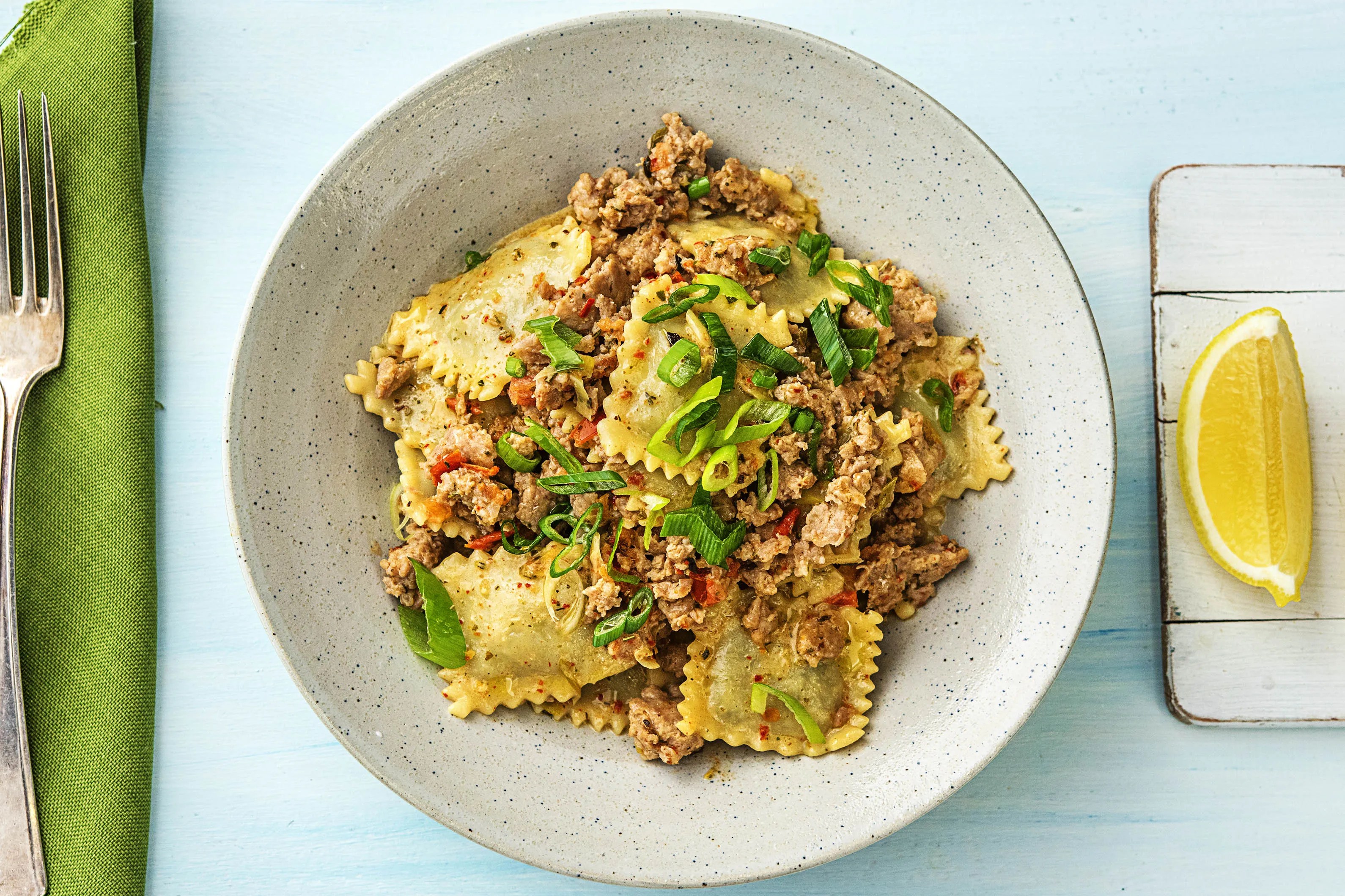 Speedy Spinach Ricotta Ravioli Recipe HelloFresh