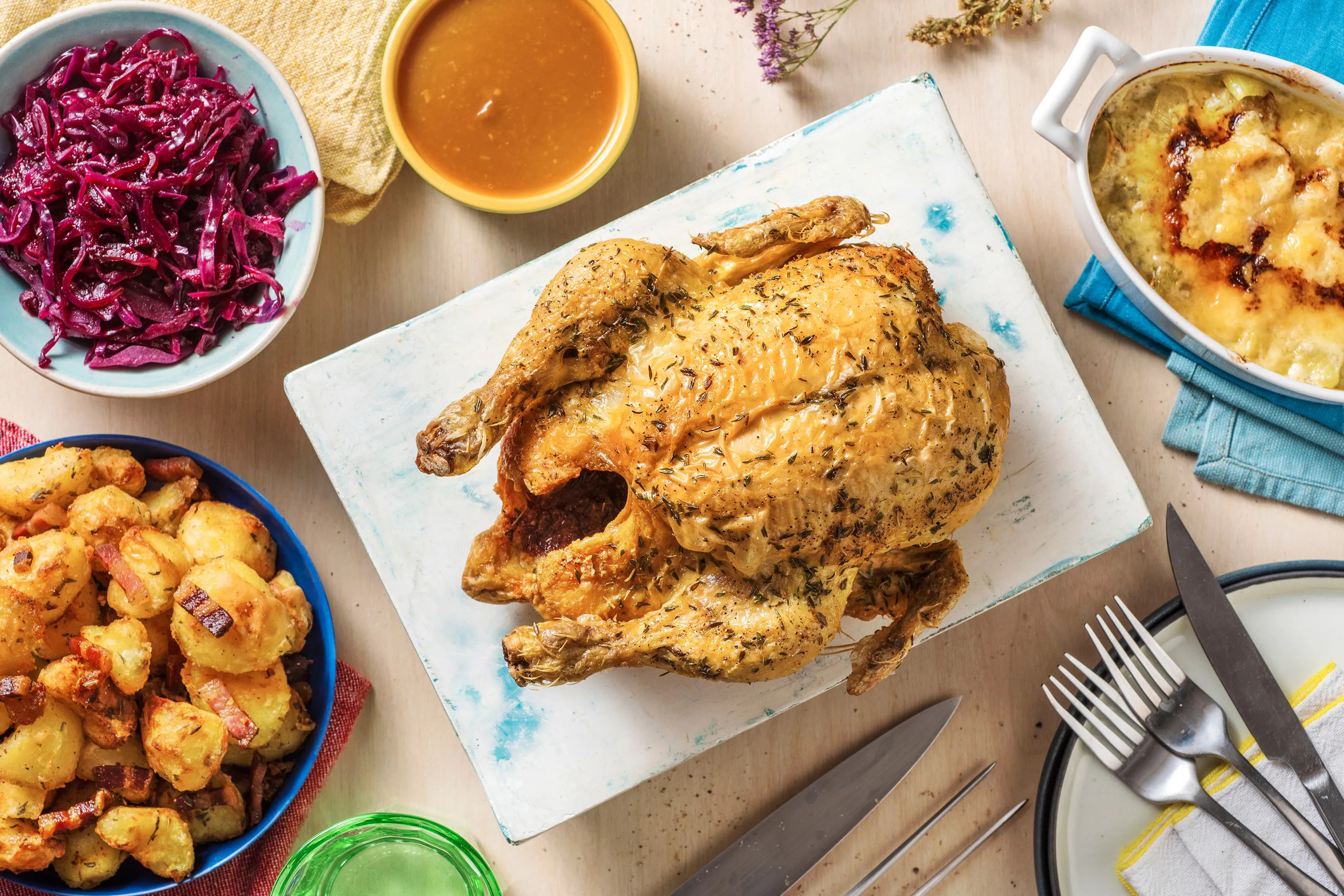 Thyme Roasted Chicken Recipe HelloFresh