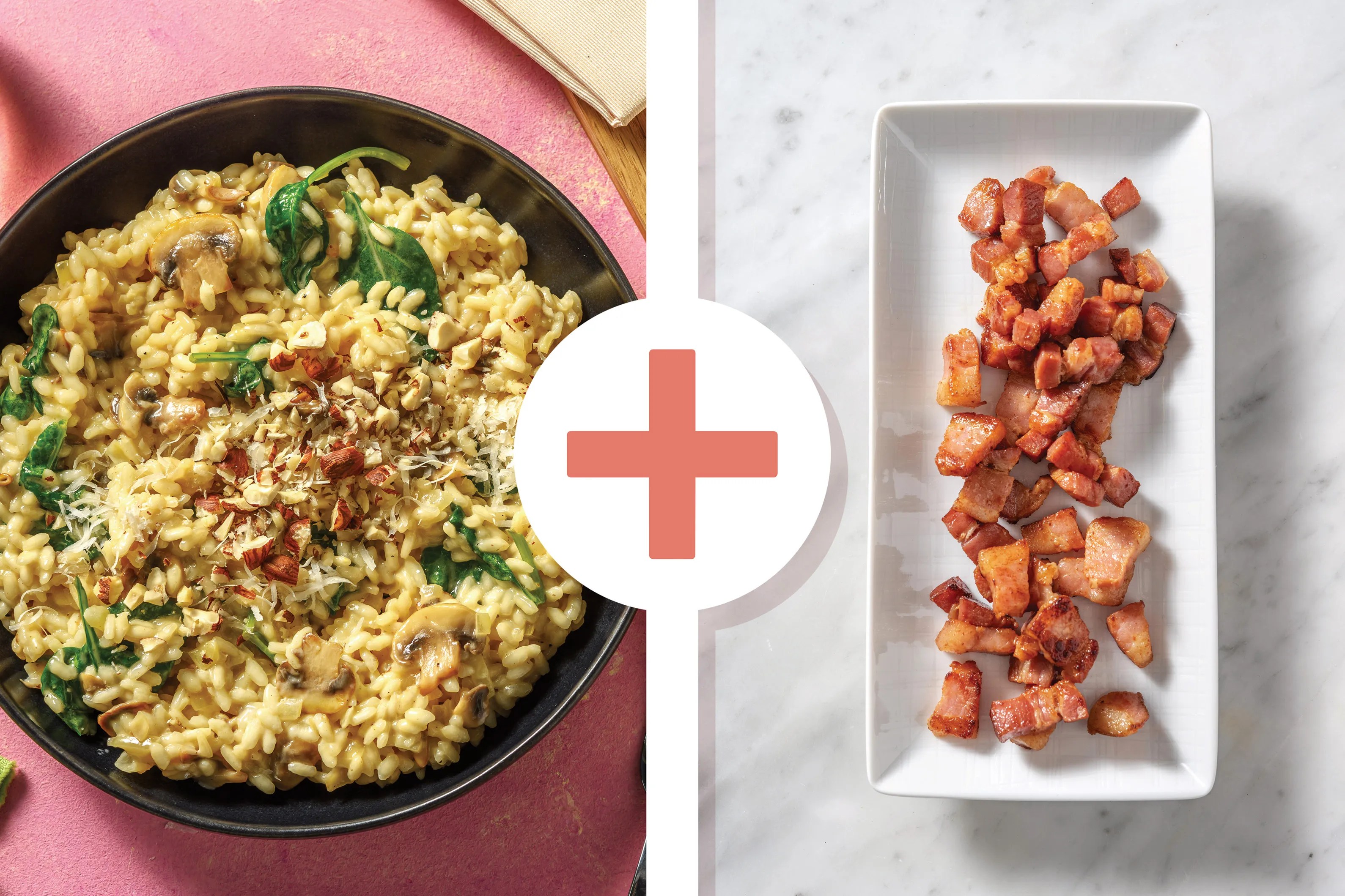 Truffle Bacon & Mushroom Risotto Recipe HelloFresh