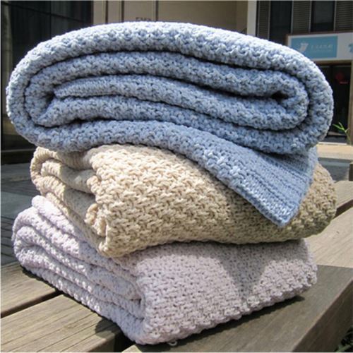 Knitted Carpet Blanket Airconditioned Blanket Chenille Acrylic Blanket