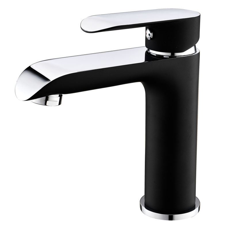 Modern Simple Electroplating Bathroom Single Hole Single Handle Sink