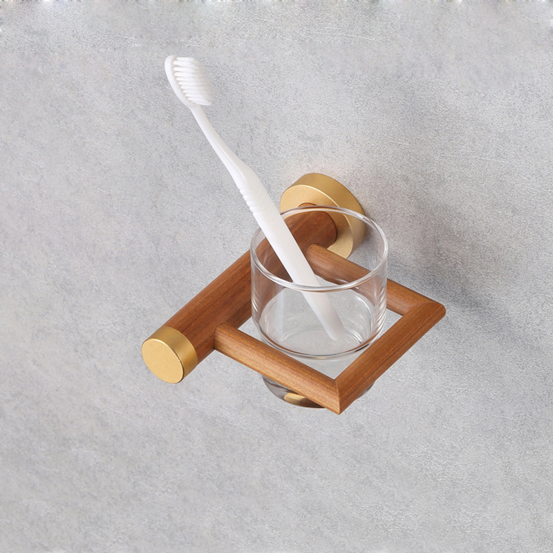 European Simple Wooden Toothbrush Cup Holder Bathroom Accessories eBay