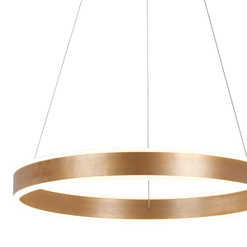 Gold Circle Pendant Light ERIGIESTUDIO
