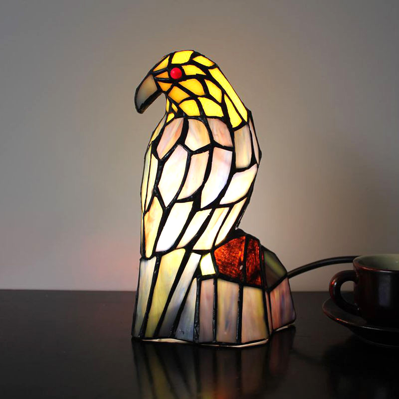 Animal Lamp Animal Style Little Bird Stained Glass Lamp