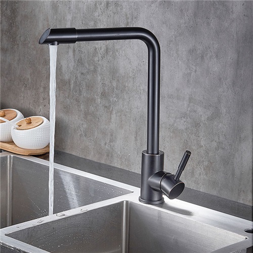 Black Stainless Steel Kitchen Faucet Sink Mixer Tap ORB