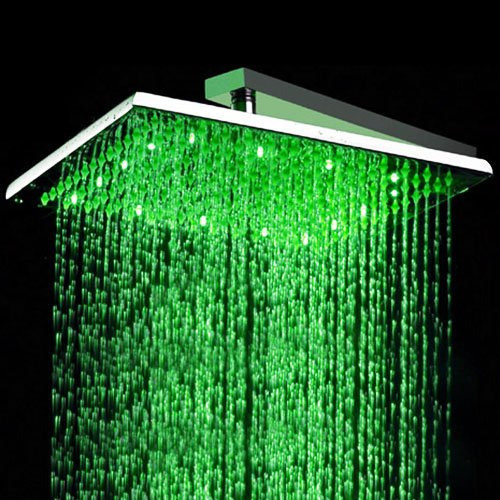 Shower Head with Color Changing LED Light