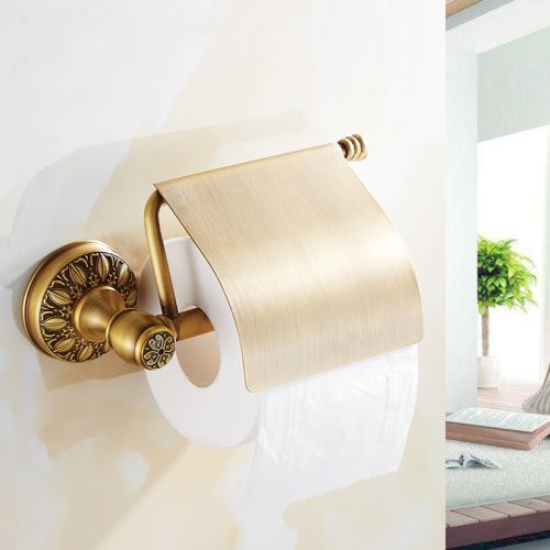 European Style Toilet Roll Holder Antique Copper Toilet Paper Holder BL9010F