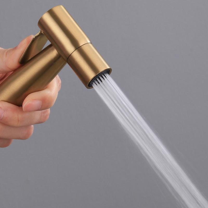 Brushed Gold Bidet Faucet Stainless Steel Supercharged Tap