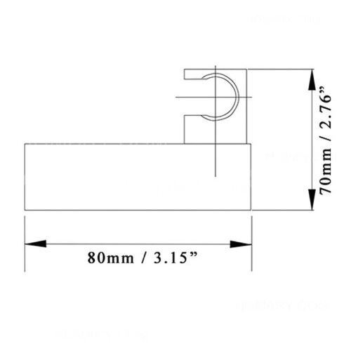 Solid Brass Handheld Shower Holder Black Round Hand Shower Holder