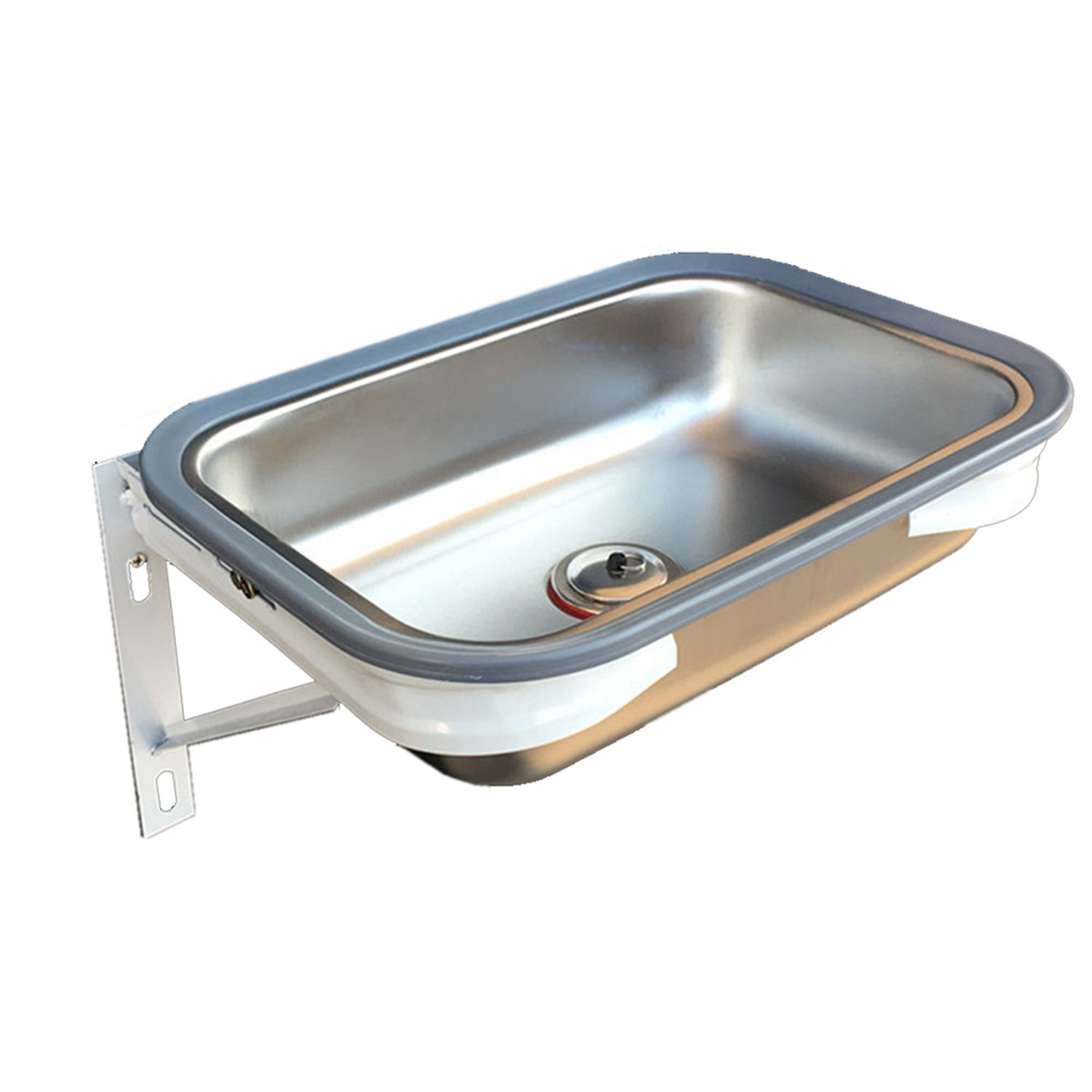 Wall Mounted Kitchen Sink Stainless Steel Single Bowl Sink 3626