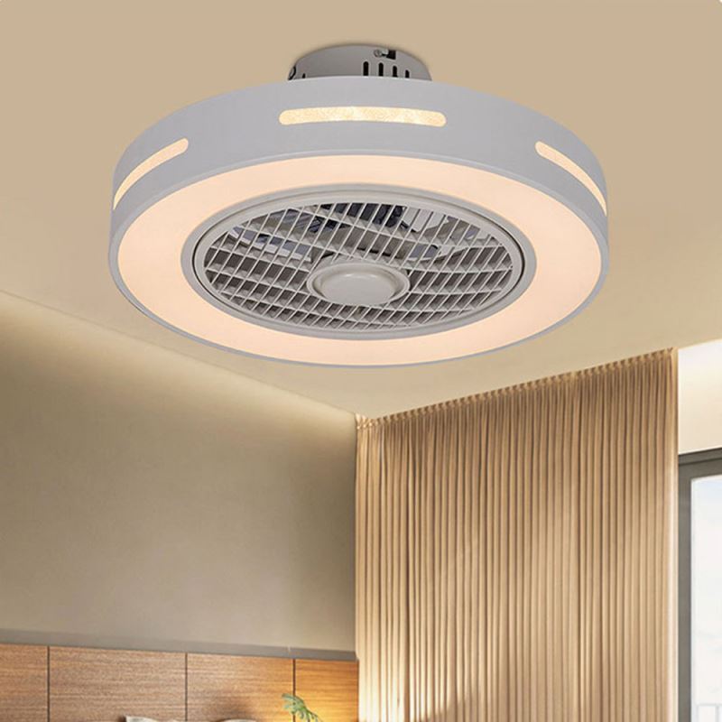 Stepless Dimmable LED Fan Ceiling Light Invisible Ceiling Light Living